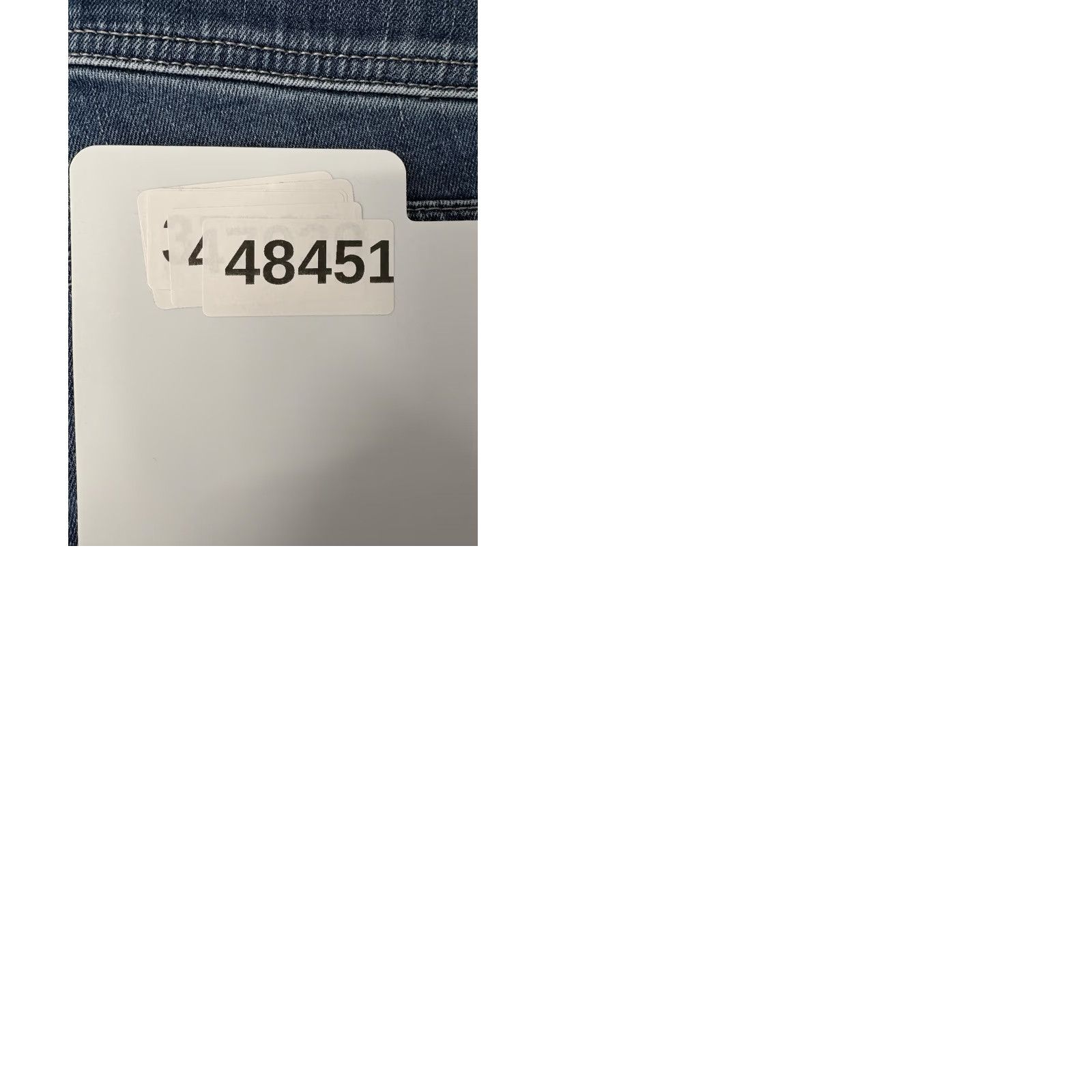 Vintage Democracy Jeans Womens 2 Blue Mid Rise Ankle Stretch 5-Pocket Denim Slim Straight Hem Distressed Modern Raw Hem Size 26" / US 2 / IT 38 - 9 Thumbnail