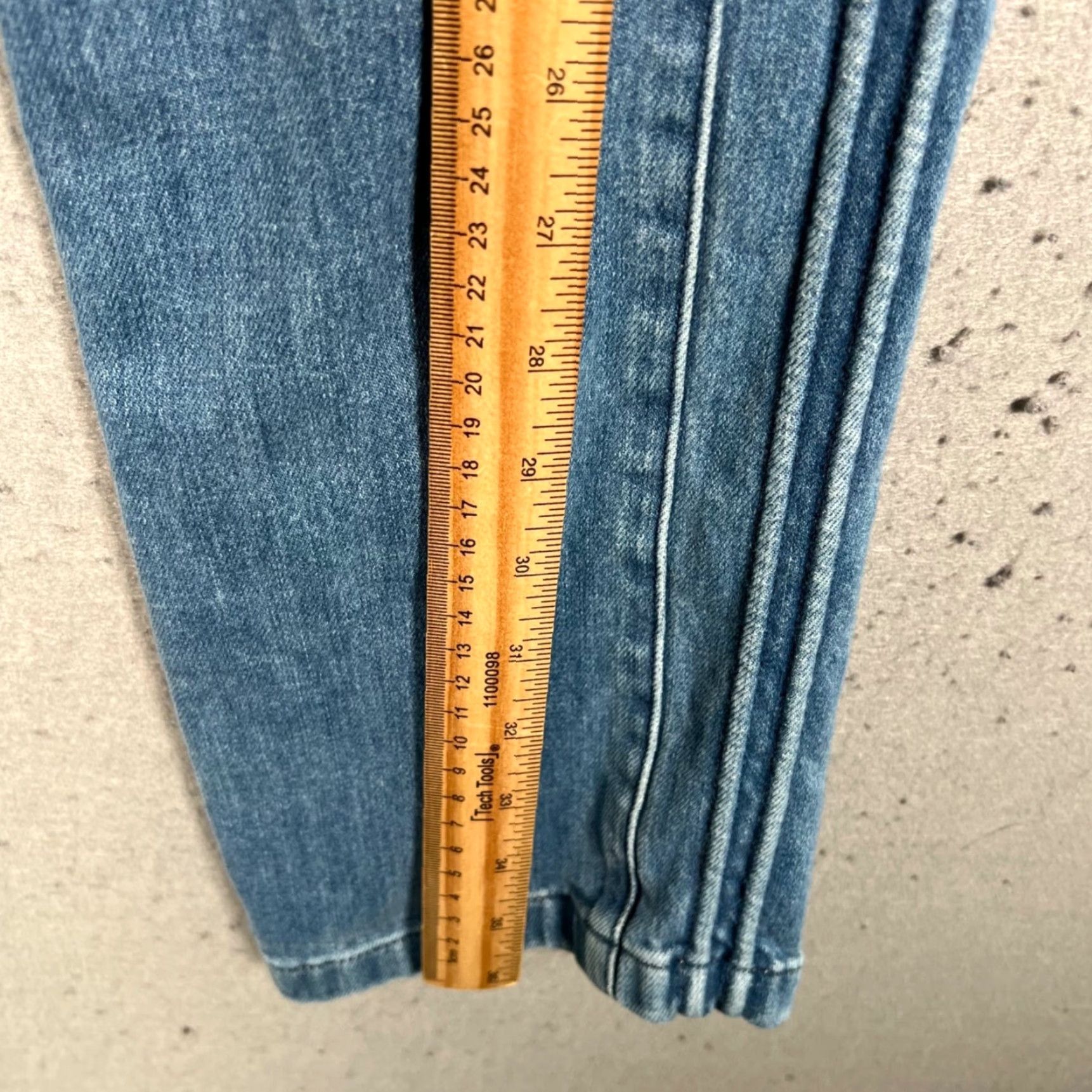 Frame FRAME Womens Size 25 High Rise Straight Leg Light Wash Denim Jeans Size 42" / US 20 - 5 Thumbnail