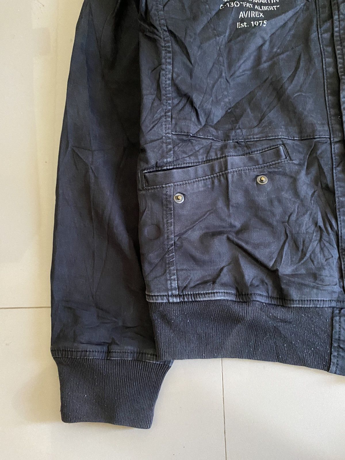 Alpha Industries × Avirex × Vintage Vintage avirex canvas bomber jacket Size US L / EU 52-54 / 3 - 4 Thumbnail