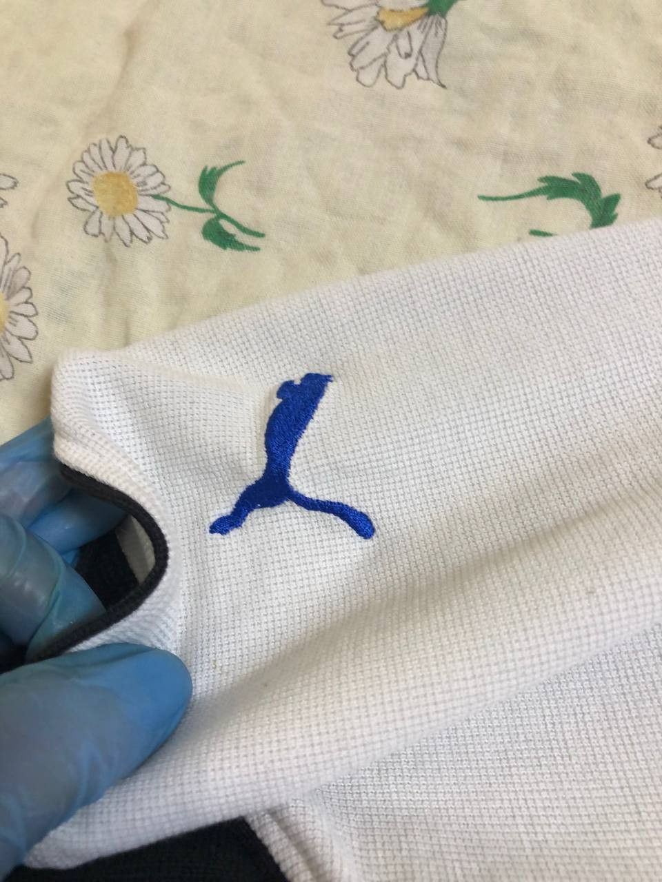 Puma Y2K T-shirt Puma white logo polo Vintage print Size US XL / EU 56 / 4 - 7 Thumbnail
