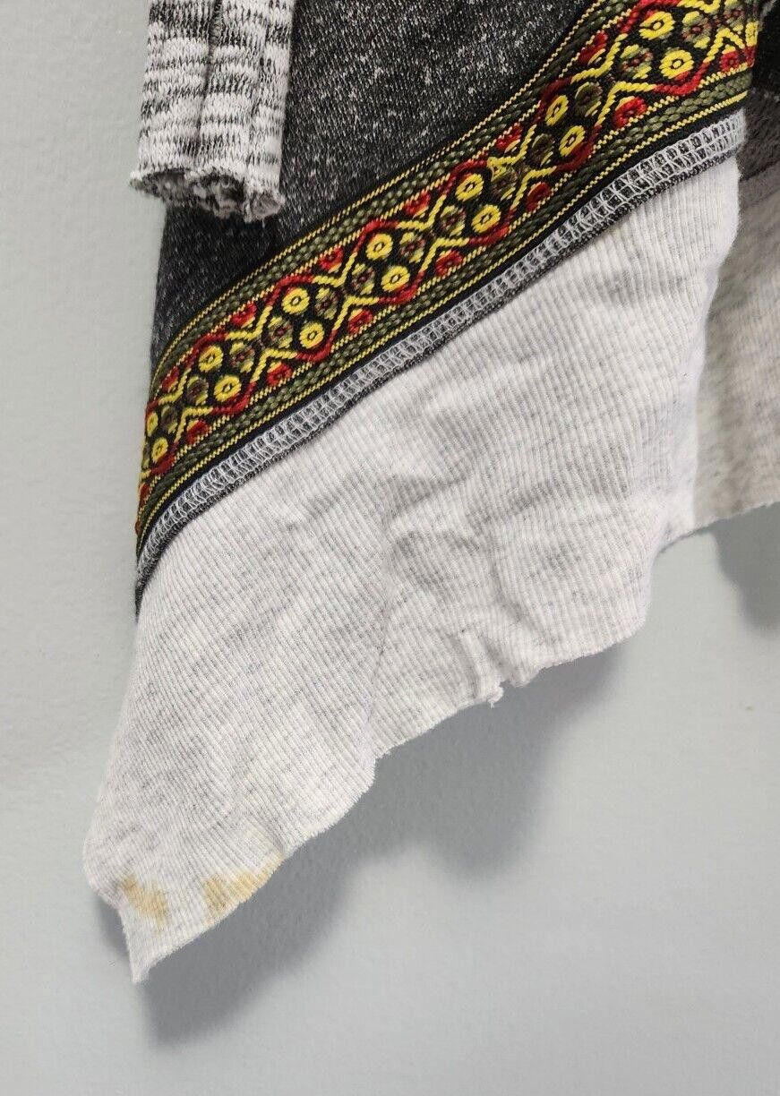 Designer Scrapbook Sweater Size Medium Aztec Assymetrical Hem Open Size M / US 6-8 / IT 42-44 - 8 Thumbnail
