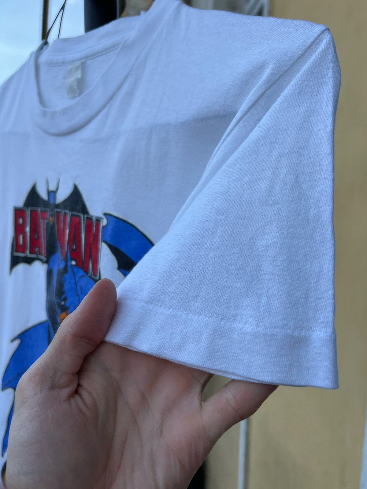 DC Comics × Marvel Comics × Vintage Vintage 1989 Batman tee Marvel (Captain America Iron Man) Size US S / EU 44-46 / 1 - 5 Thumbnail