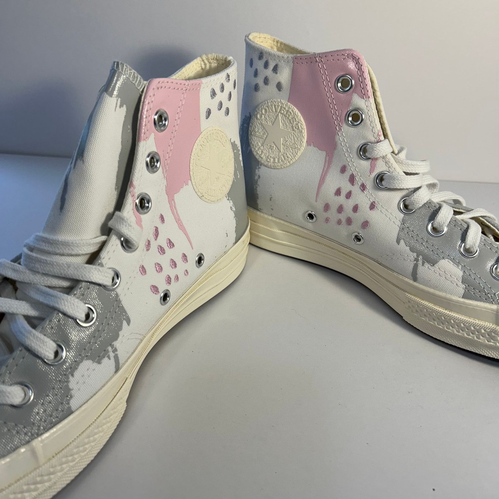 Converse Converse Chuck 70 Hi Abstract Print Sneakers M8.5 W10.5 Size US 10.5 / IT 40.5 - 3 Thumbnail