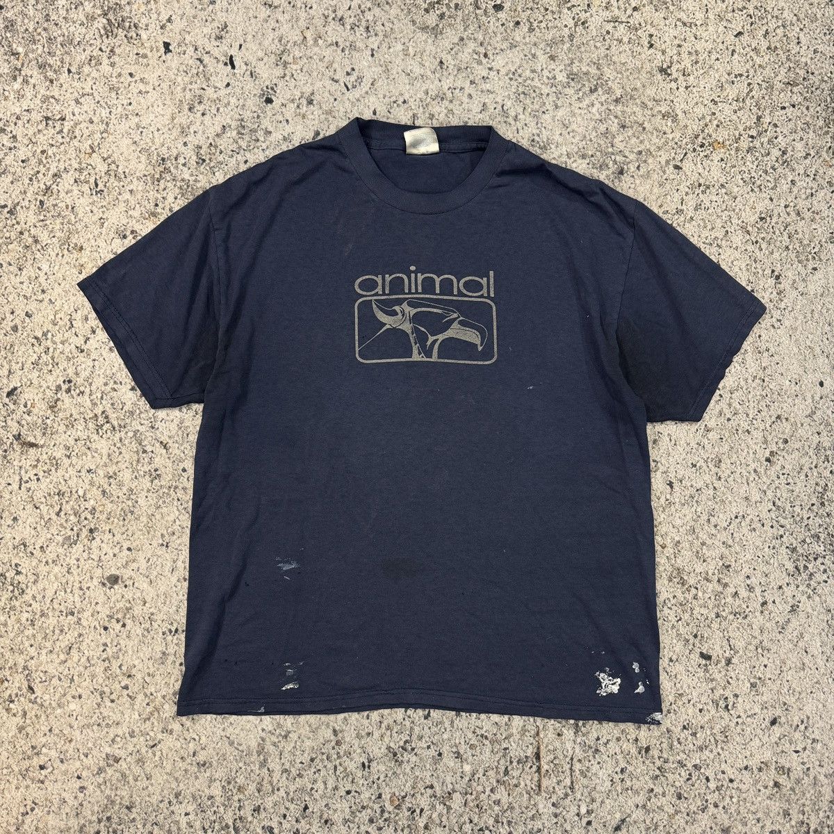 Vintage 90s Thrashed Dirty Stained Animal BMX Tee ERD Grunge Size US L / EU 52-54 / 3 - 1 Thumbnail