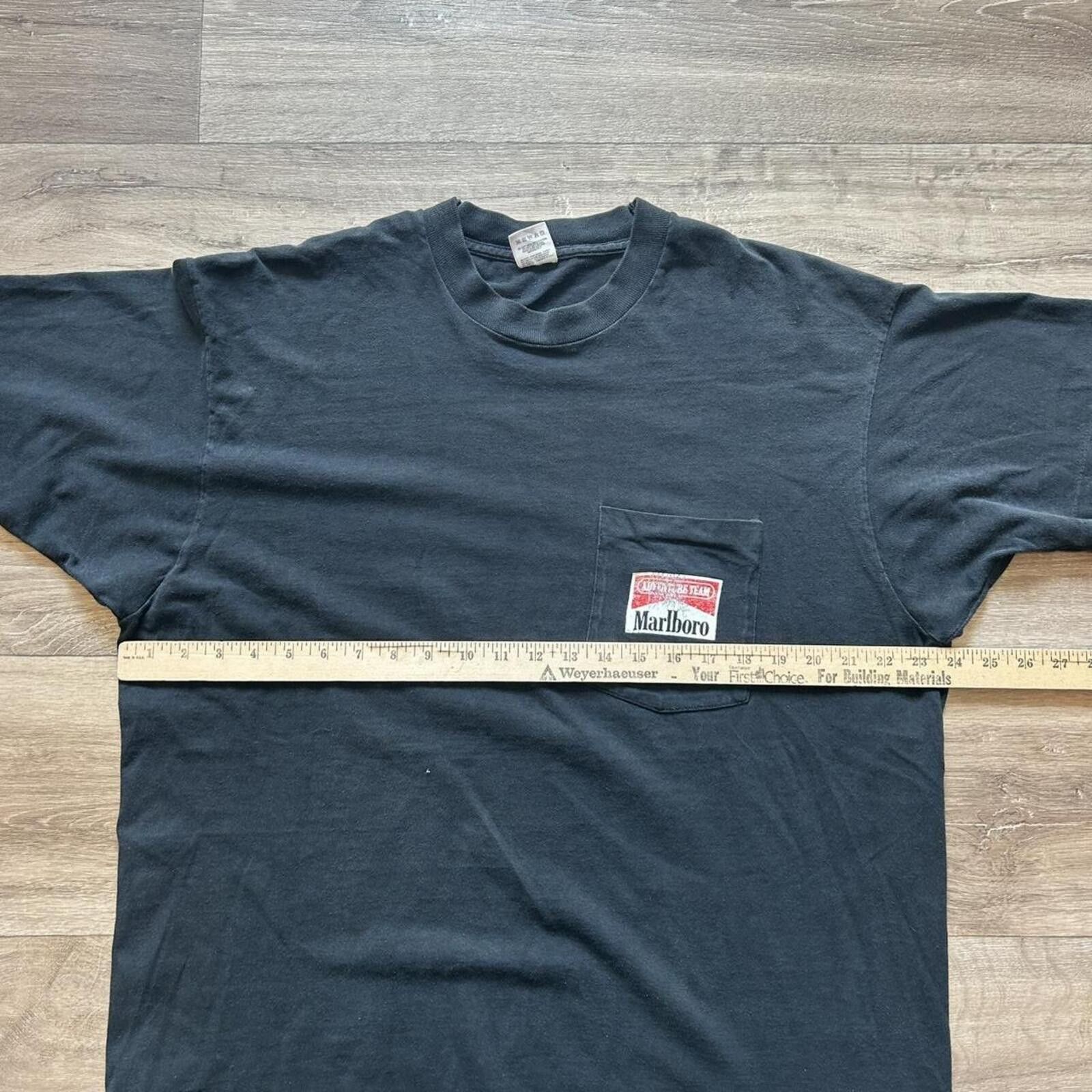 Marlboro Marlboro Men's Black Tshirt Size US XL / EU 56 / 4 - 6 Thumbnail