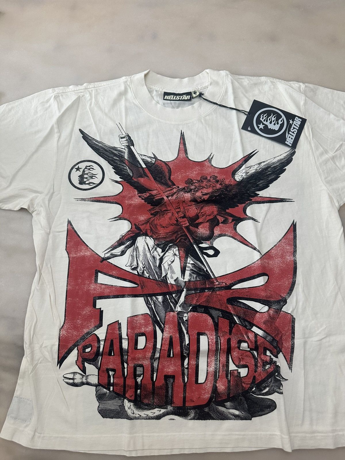 HELLSTAR HELLSTAR BIGGER THEN SATAN TEE Size US XL / EU 56 / 4 - 1 Thumbnail
