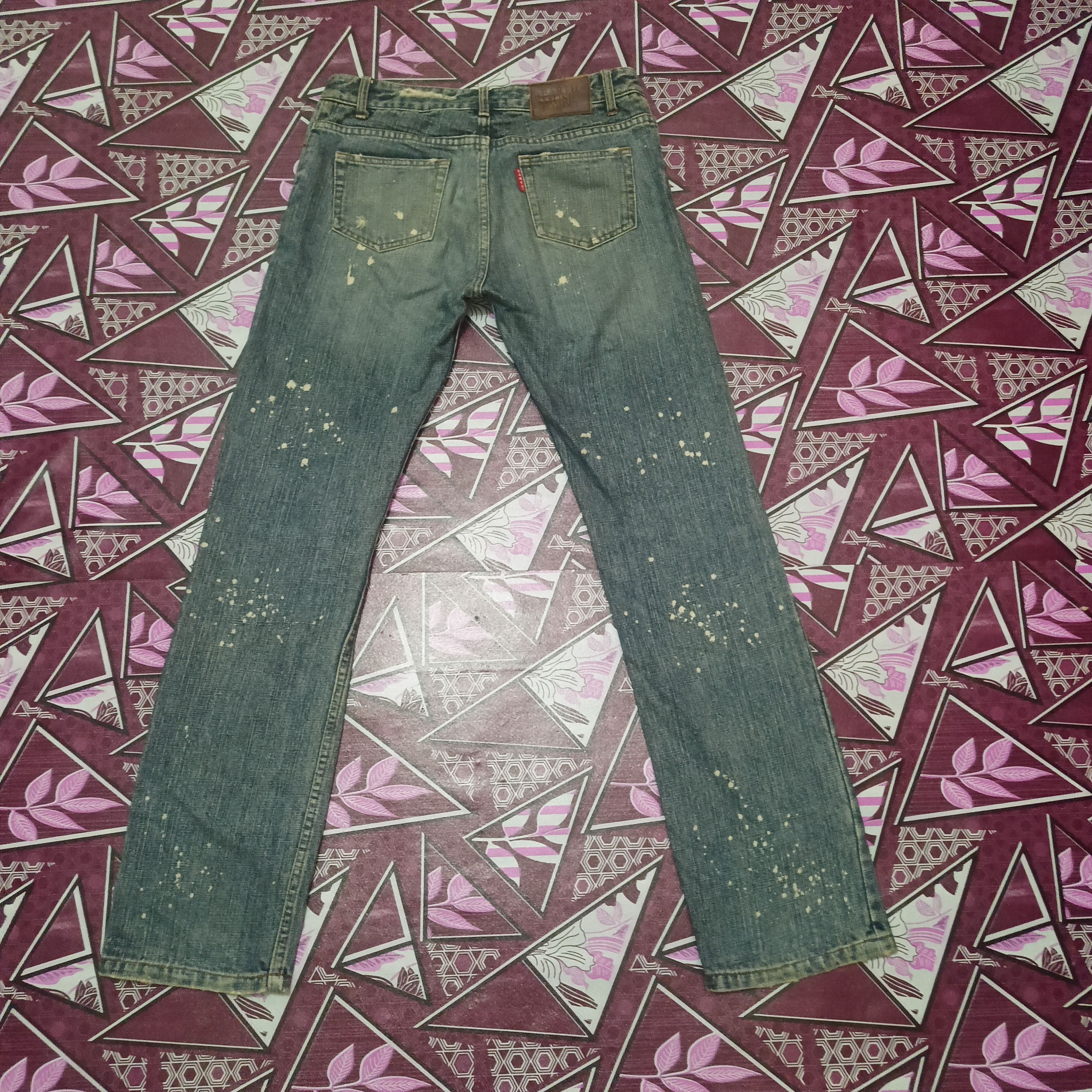 Who Decides War Japanese Earth Music & Ecology Painting Selvedge jeans Size US 31 - 13 Thumbnail