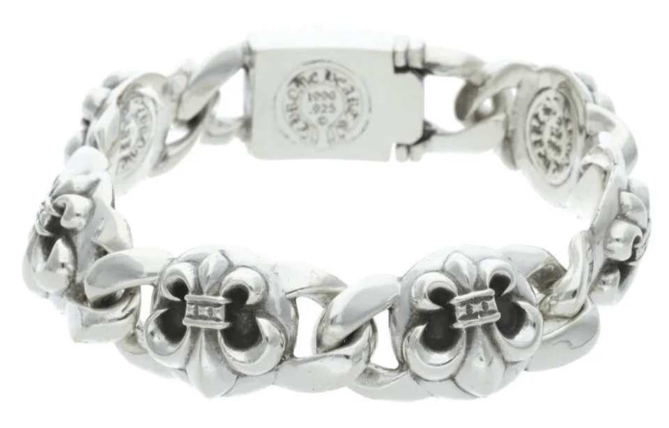 Chrome Hearts BS FLUER LINK/BS Fluer Link Old Silver Bracelet Men's 6LINK Size ONE SIZE - 1 Thumbnail