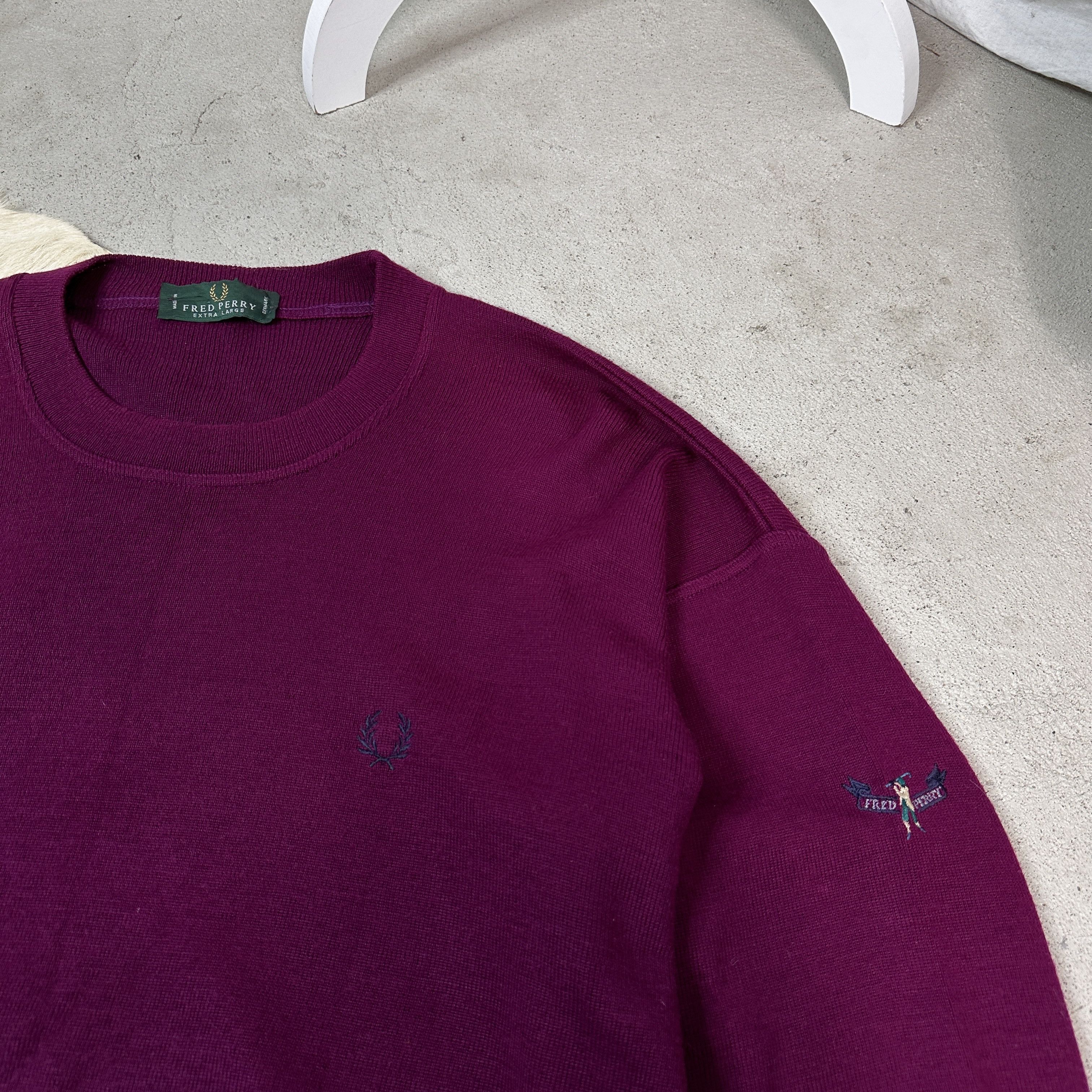 Fred Perry × Vintage Fred Perry Vintage 90s sweater Size US XL / EU 56 / 4 - 2 Thumbnail