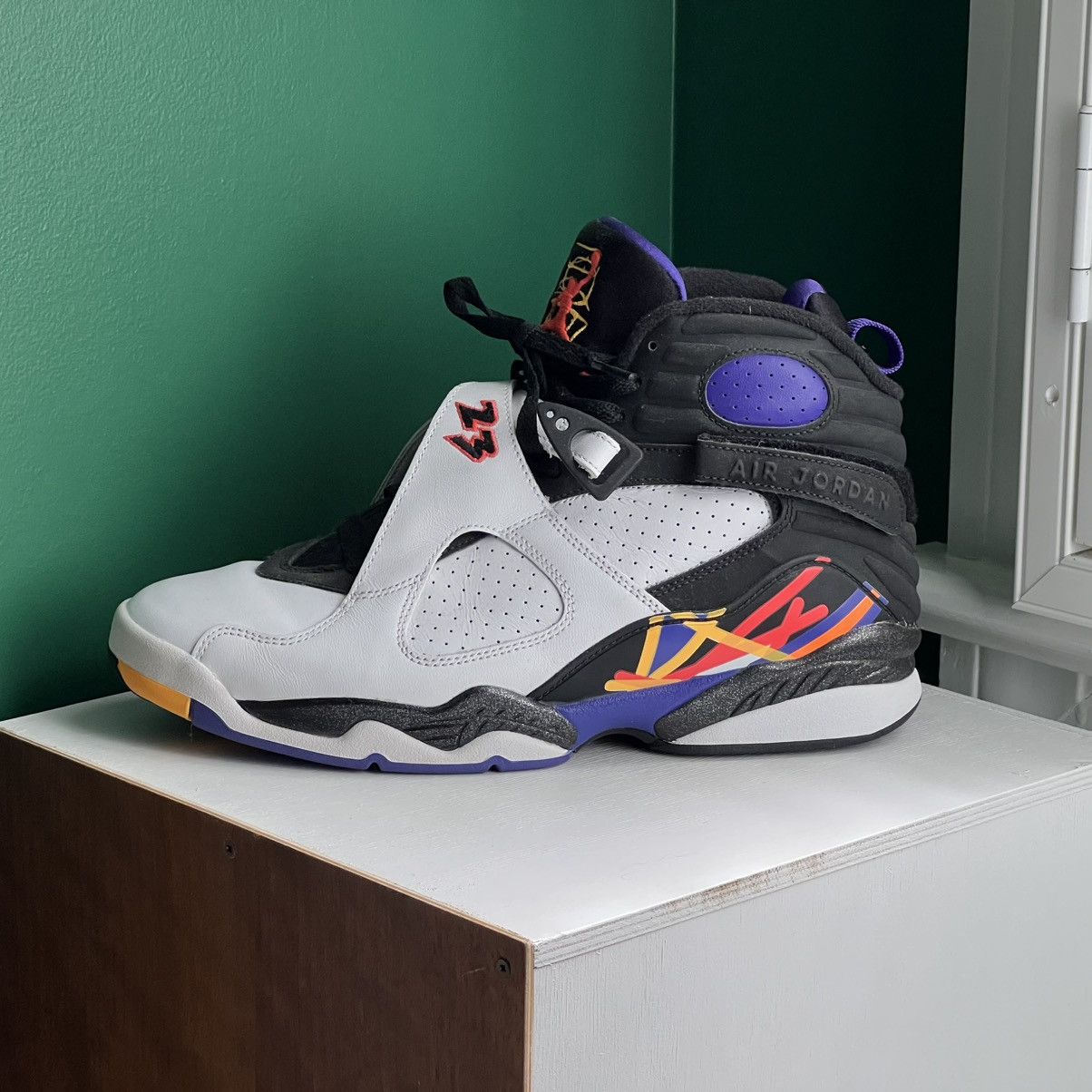 Nike Jordan 8 Retro Three Peat Size US 10 / EU 43 - 4 Thumbnail