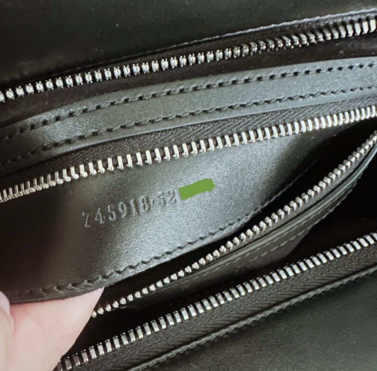 Gucci Retail $3100 Gucci Calfskin Petite GG Small Tote Bag Black Size ONE SIZE - 4 Thumbnail