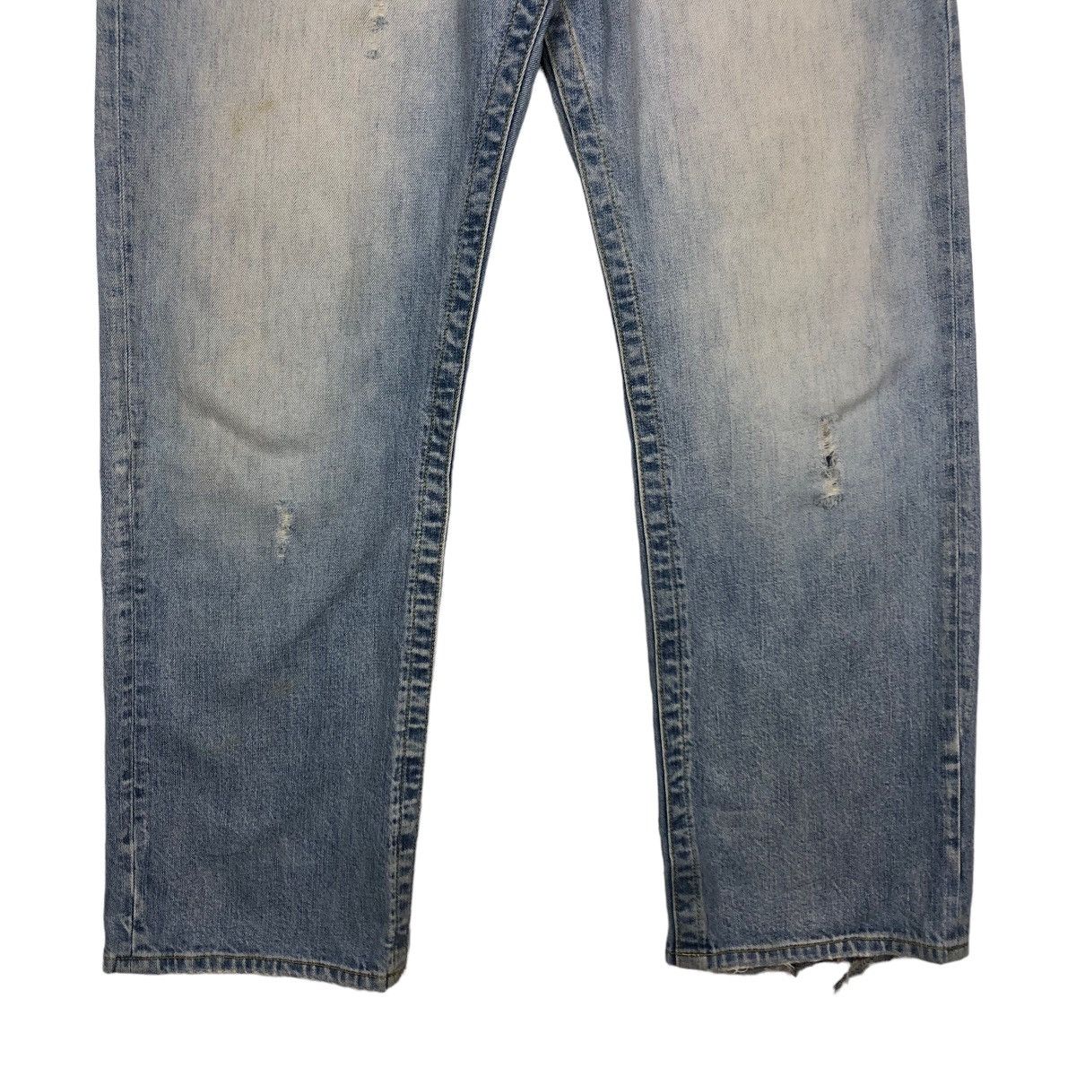 Hysteric Glamour 🔥Rare Punk Design Distressed Denim Jeans Japan Made Size US 32 / EU 48 - 4 Thumbnail
