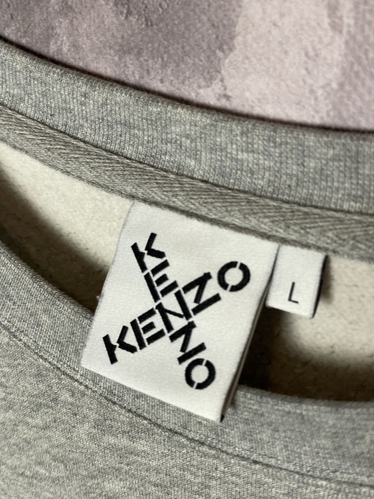Hypebeast × Kenzo KENZO Sport 'Triple X' Gray sweatshirt Size US L / EU 52-54 / 3 - 9 Thumbnail