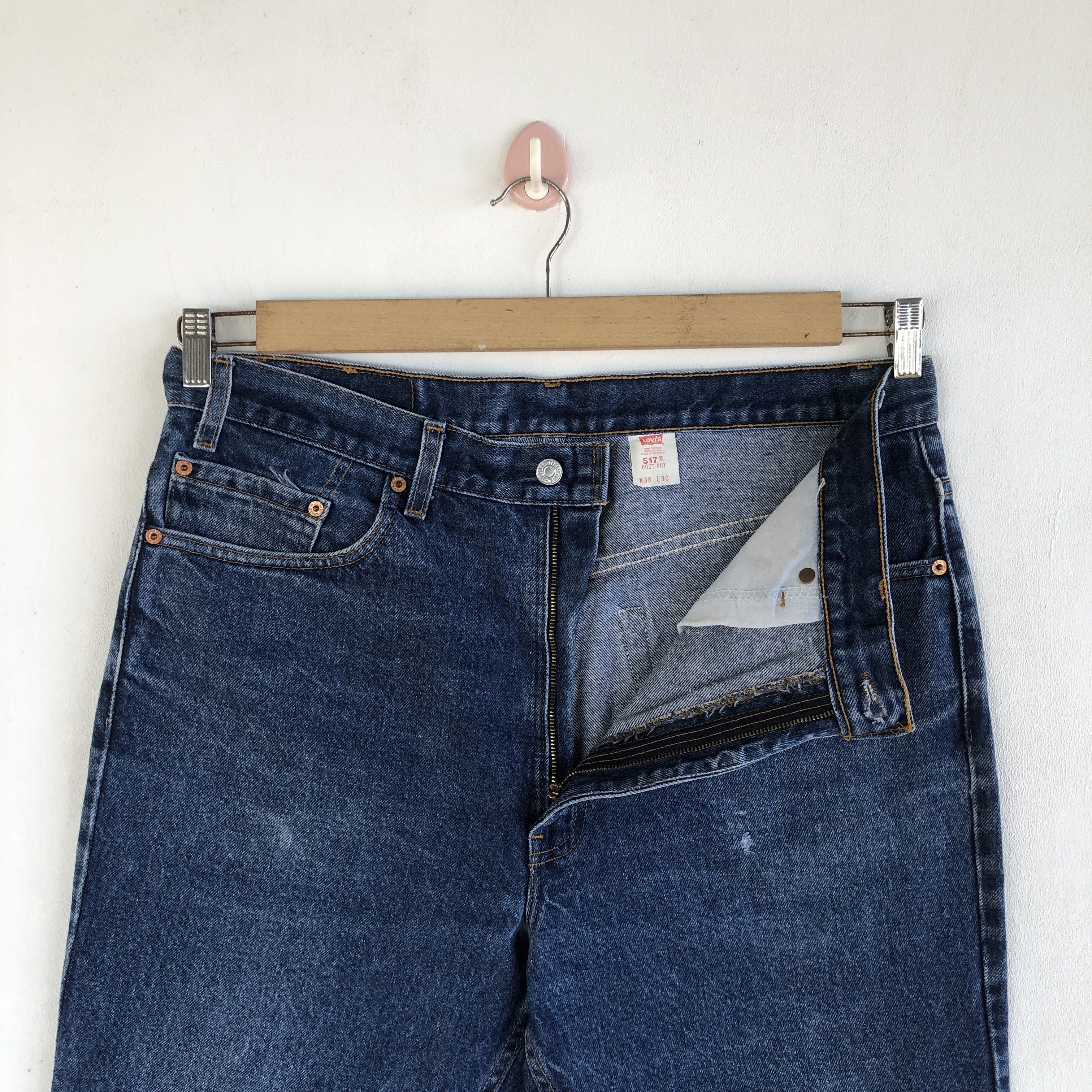 Levi's Vintage Levis Jeans Wide Leg Levis 517 Denim Flare Pants Size US 34 / EU 50 - 5 Thumbnail