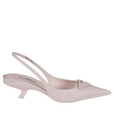 Prada o1la1rc1a0724 Heeled Pump in Alabastro Size US 7.5 / IT 37.5 - 1 Thumbnail