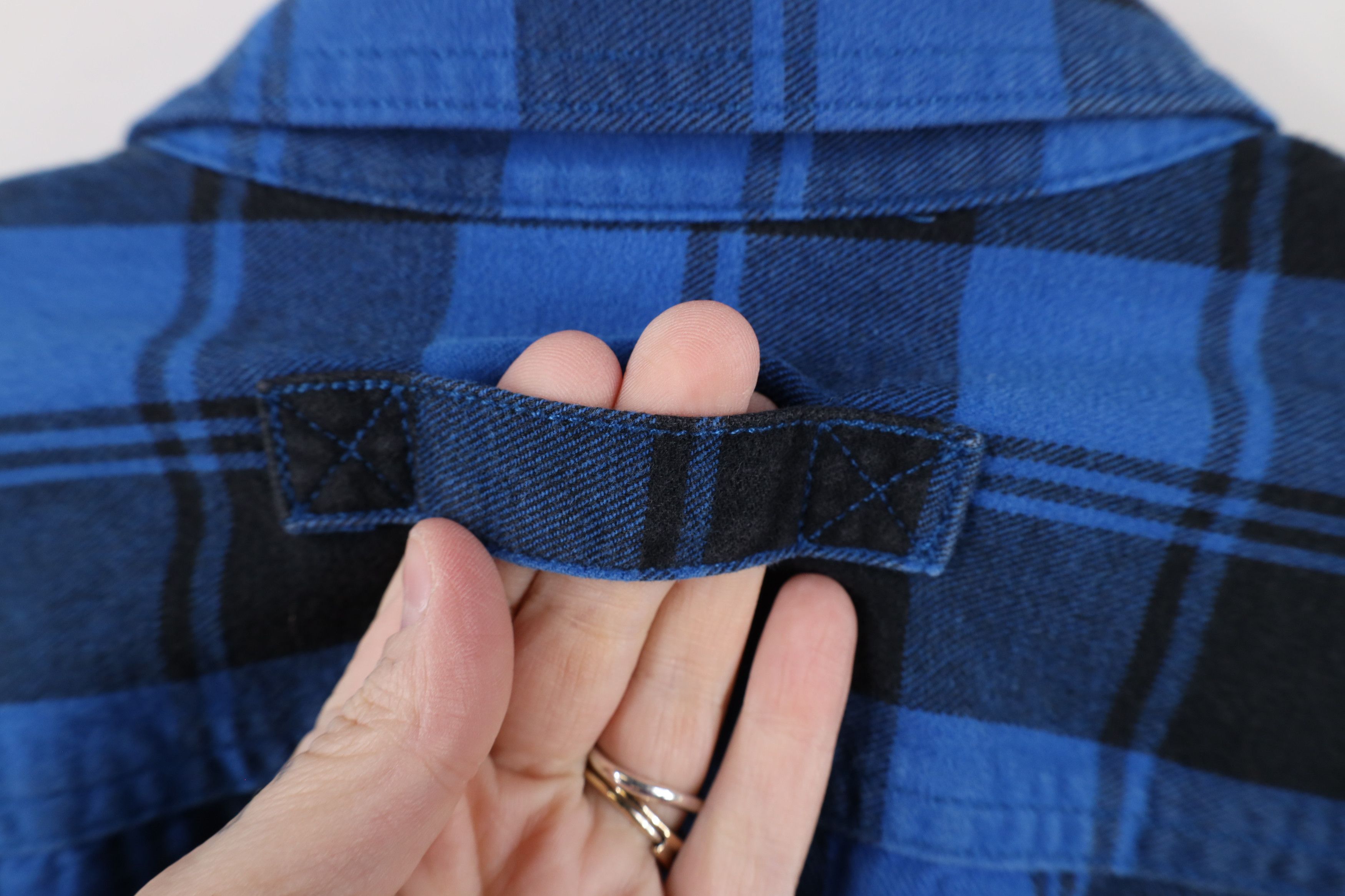 Duluth Trading Company × Vintage Duluth Trading Co Flannel Collared Button Down Shirt Blue Size US L / EU 52-54 / 3 - 9 Thumbnail