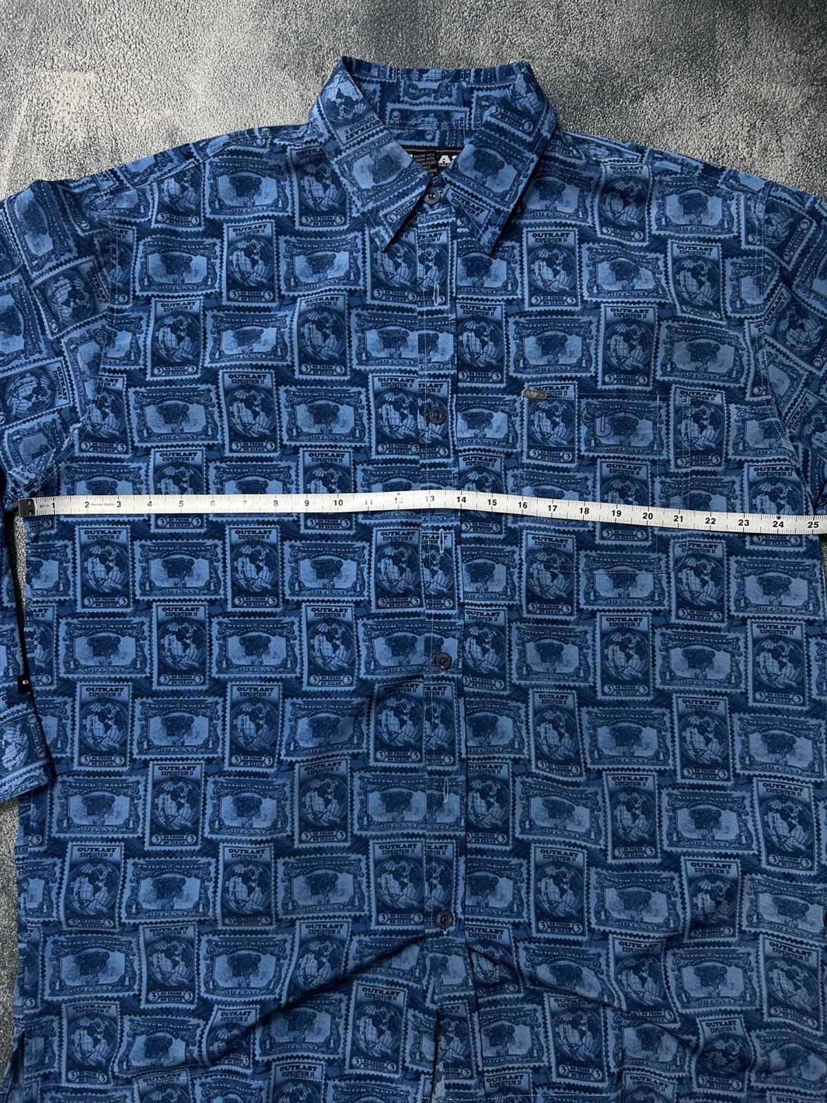 Outkast Outkast vintage blue expedition RAP short sleeve Size US XXL / EU 58 / 5 - 6 Thumbnail
