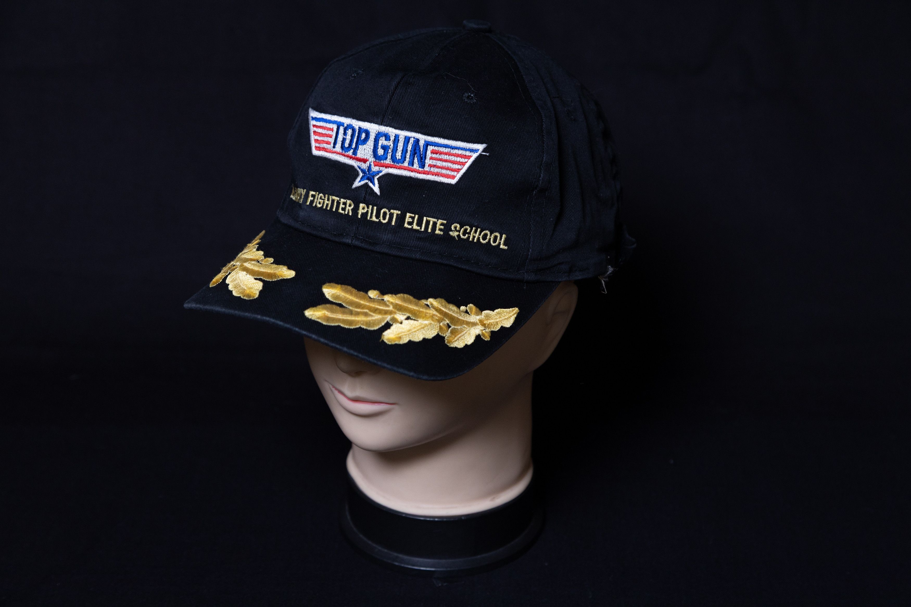 Vintage Vintage 90s US Navy Top Gun Weapons School Snapback Hat Size ONE SIZE - 2 Thumbnail