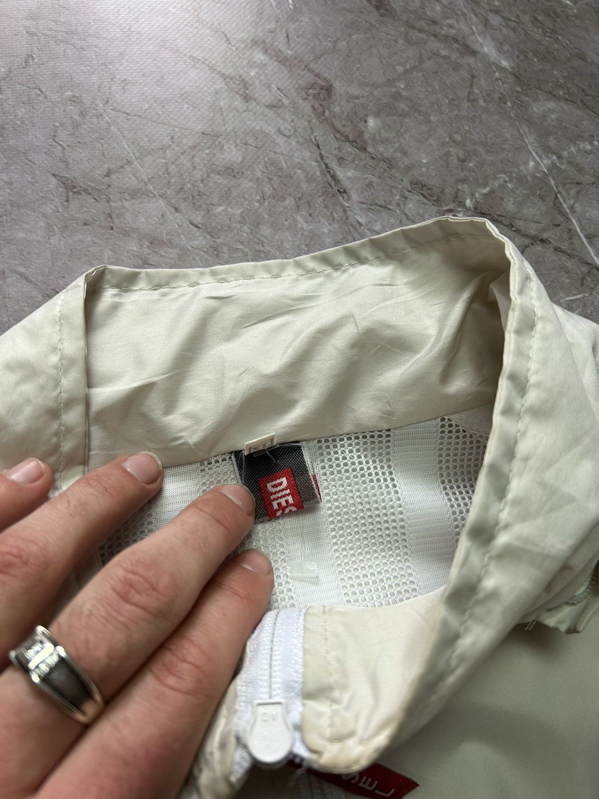 Designer × Diesel × Vintage Vintage Diesel Big Logo nylon Jacket Size US XL / EU 56 / 4 - 8 Thumbnail