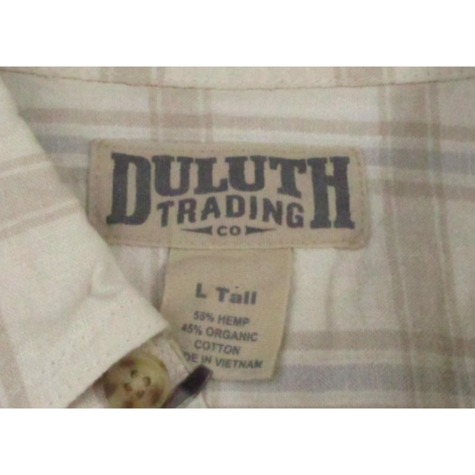 Duluth Trading Company **Duluth Trading Mens L Tall Plaid Button-Up Casual Shirt** User: **Duluth Trading Mens L Tall Plaid Button-Up Casual Shirt** Size US L / EU 52-54 / 3 - 4 Thumbnail