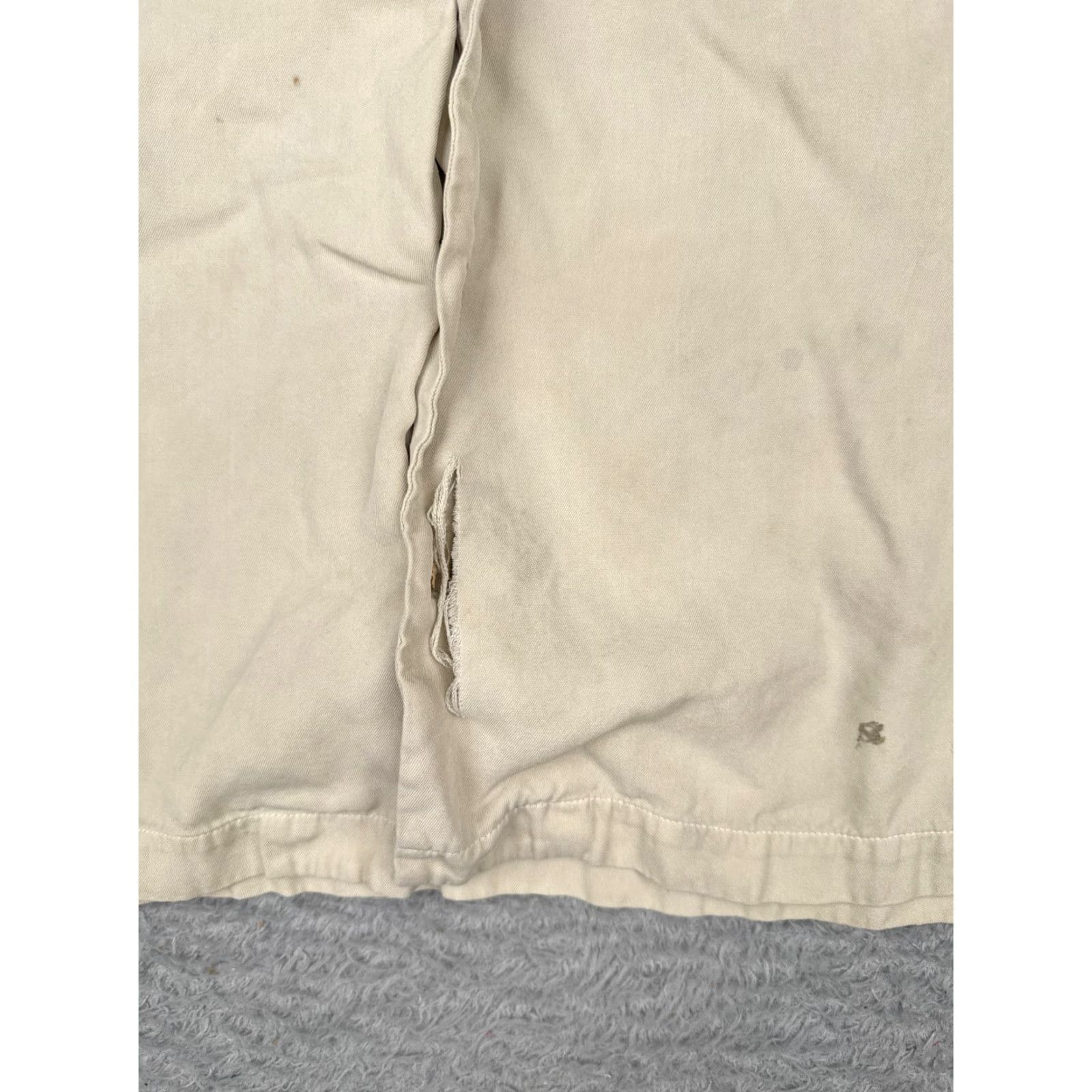 Tommy Bahama VINTAGE Tommy Bahama Shirt Men Medium Ivory Button-Up Silk Rayon Aloha Beach Hawaii 90s Mens Size US M / EU 48-50 / 2 - 6 Thumbnail
