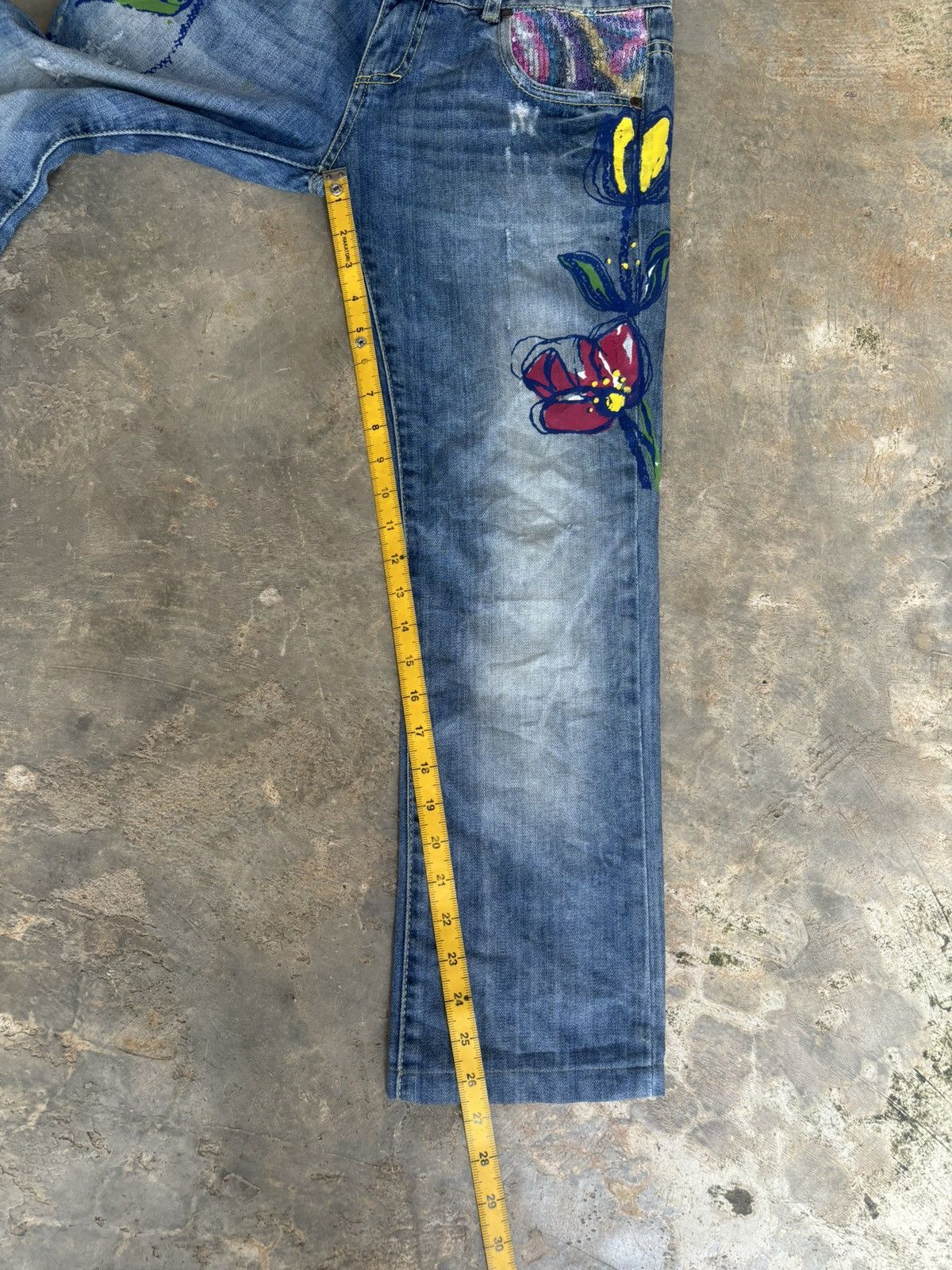 Hysteric Glamour Y2k Floral Hysteric Glamour style Denim Unisex Size US 28 / EU 44 - 17 Thumbnail