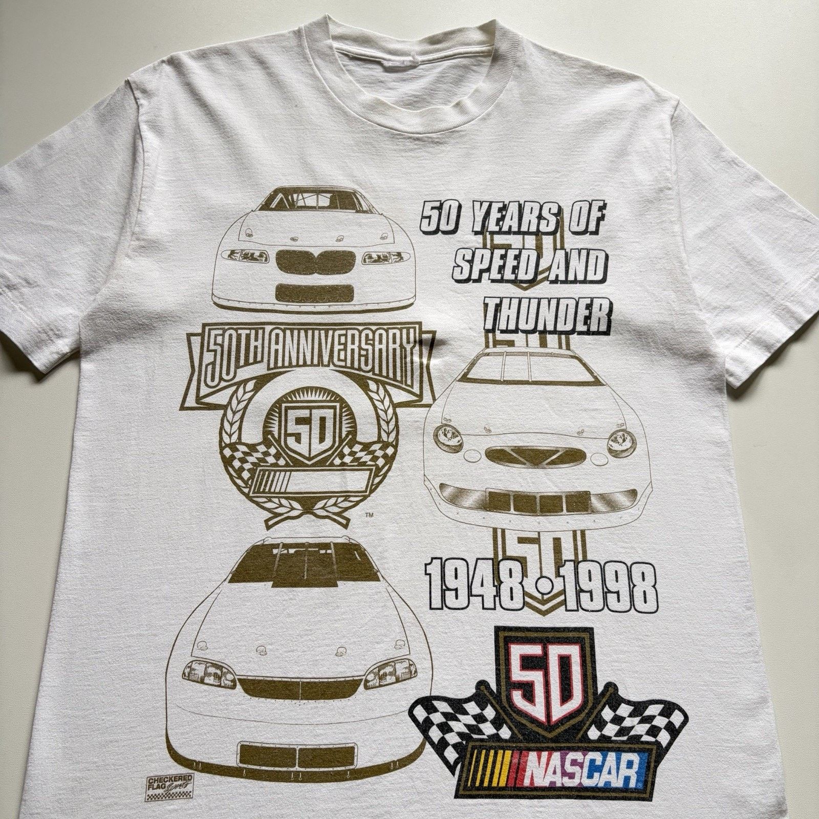 NASCAR × Vintage Vintage 1998 NASCAR 50th Anniversary Shirt Large 90s Racing Size US L / EU 52-54 / 3 - 2 Thumbnail