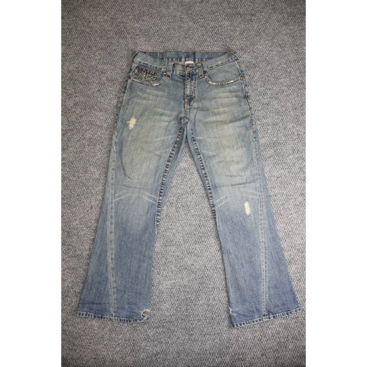 True Religion True Religion Joey Samurai Y2K Denim Jeans 36x34 Embroidered Size US 36 / EU 52 - 2 Thumbnail