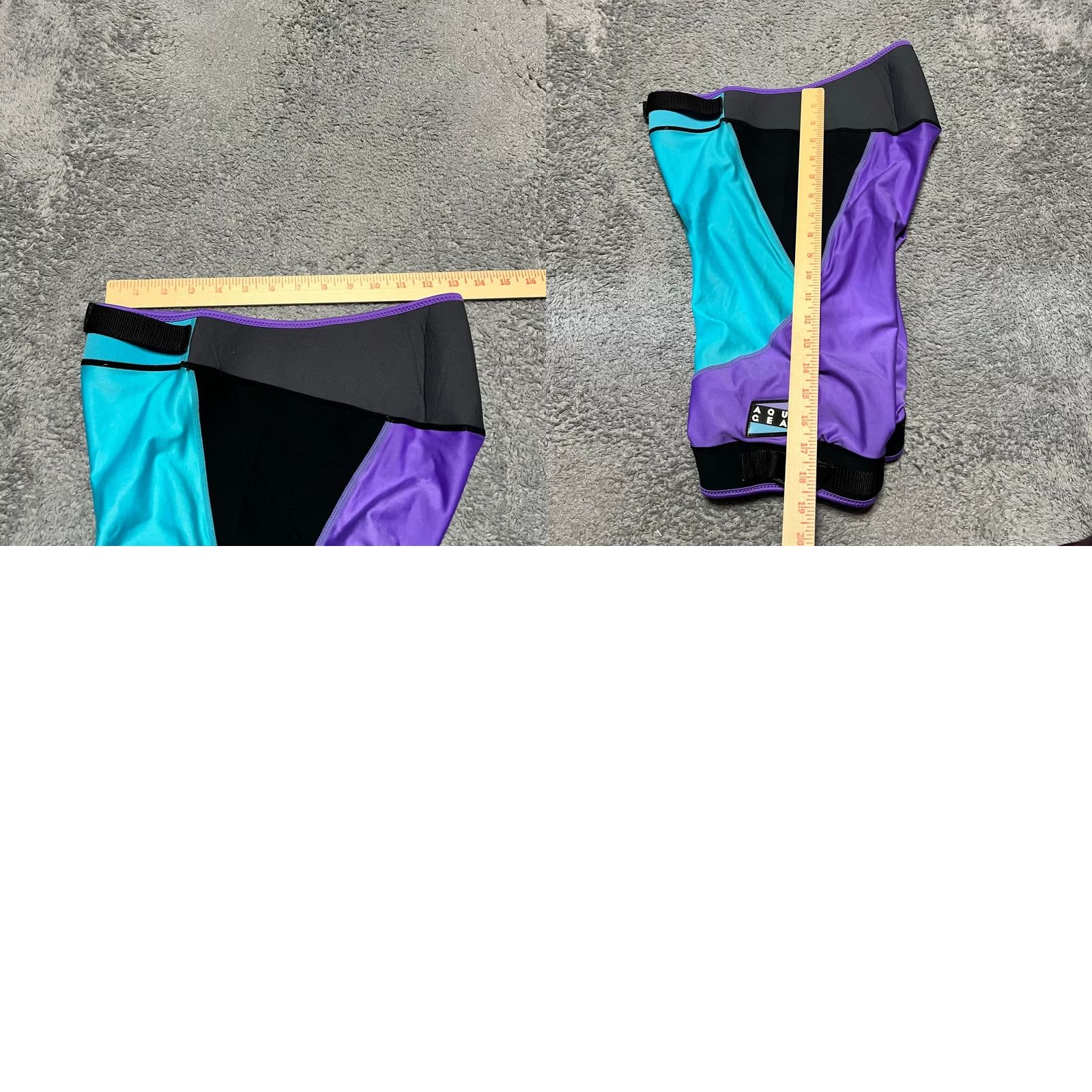 Nike VINTAGE 80’s Nike Aqua Gear Scuba Shorts Wet Suit Surfing Water Sports Women S Purple Athletic Regular Size 28" / US 6 / IT 42 - 8 Thumbnail