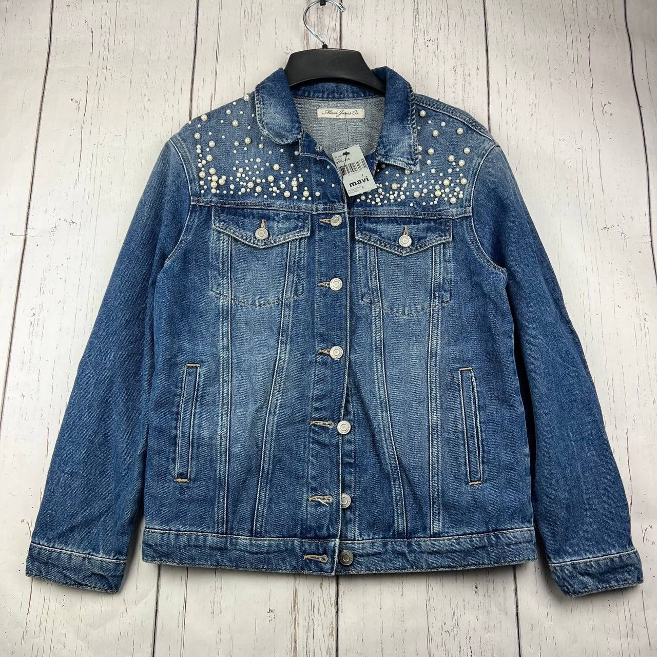 Mavi Mavi Small Classic Fit Stretchable Denim Jeans Jacket Size S / US 4 / IT 40 - 1 Thumbnail
