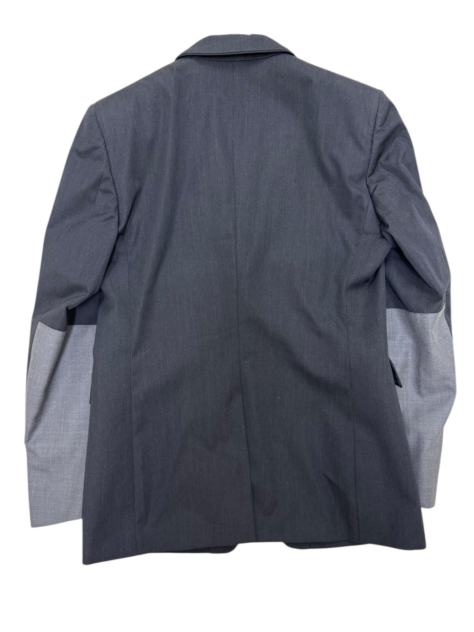 Burberry Burberry Dark Gray Single Breasted Wool Blazer Jacket Size 50R - 2 Thumbnail
