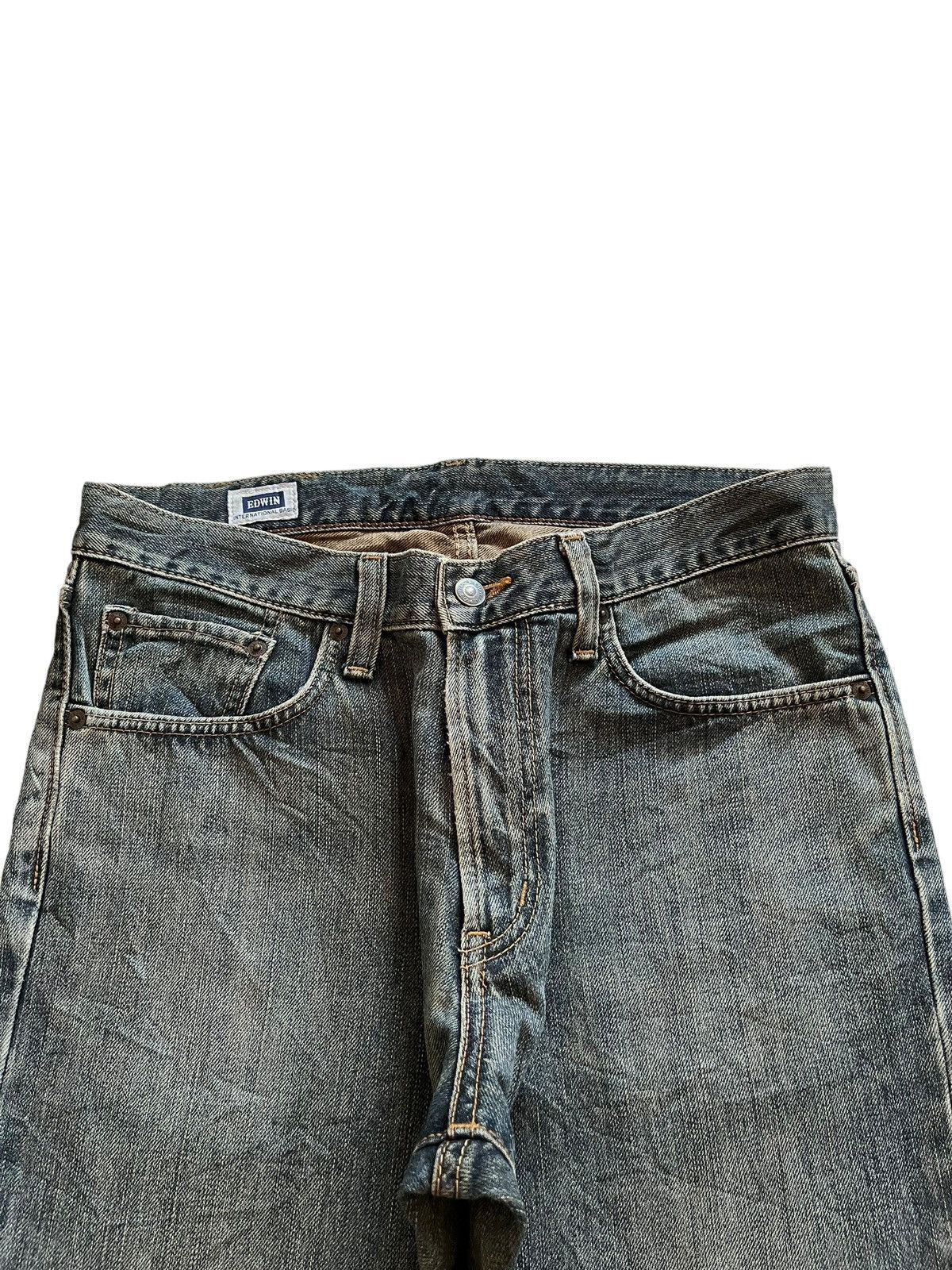 Edwin Vintage Japanese Edwin Mud Wash Style Baggy Jeans Size US 32 / EU 48 - 4 Thumbnail