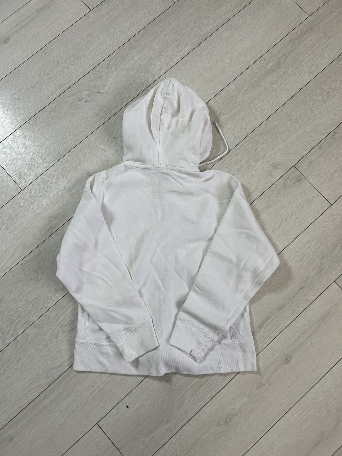 Polo Ralph Lauren Vintage Polo Ralph Lauren Zip-Up White Hoodie Boxy Fit Size US M / EU 48-50 / 2 - 7 Thumbnail