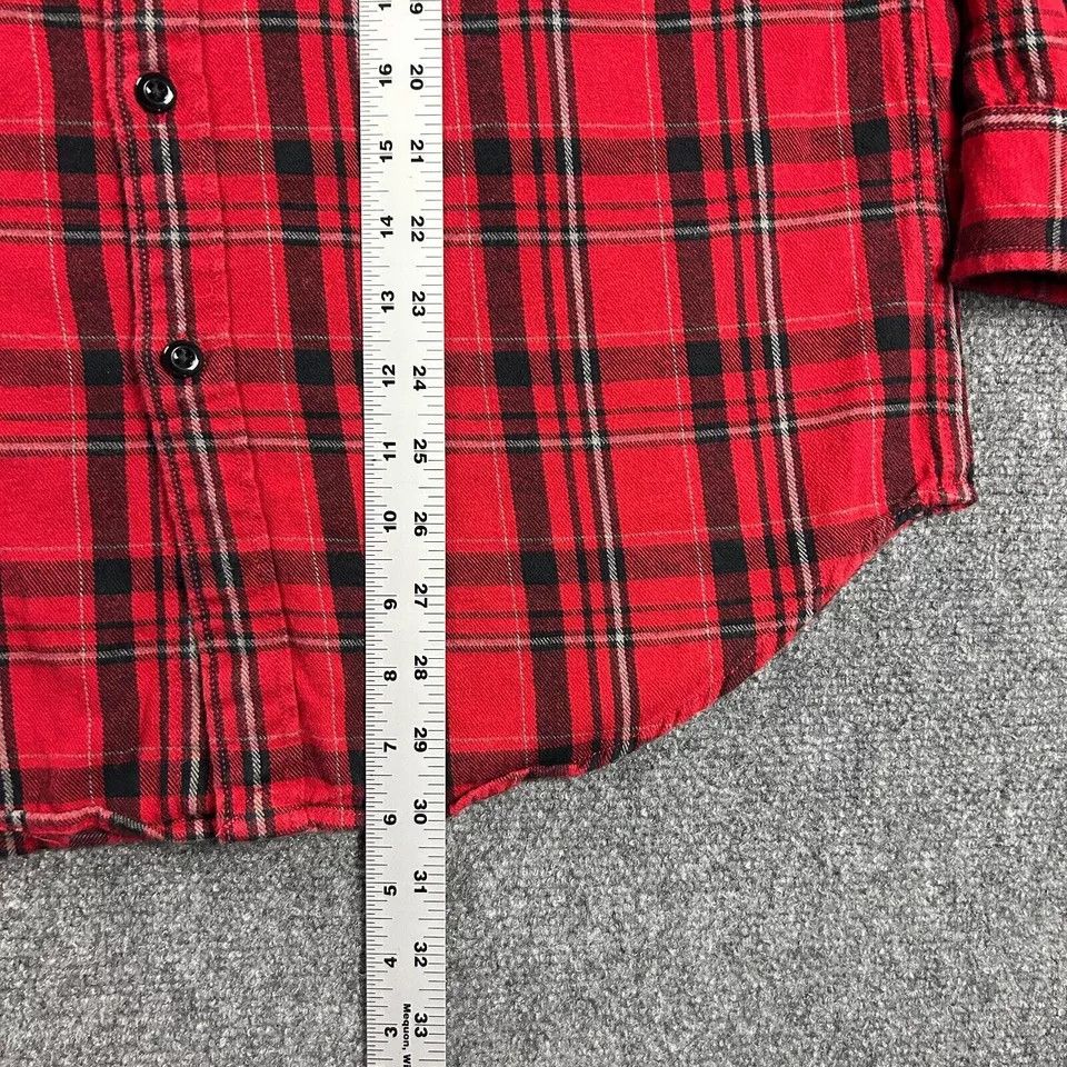 J.Crew J Crew Flannel Shirt Men Large Plaid Button Up Double Pocket Size US L / EU 52-54 / 3 - 5 Thumbnail