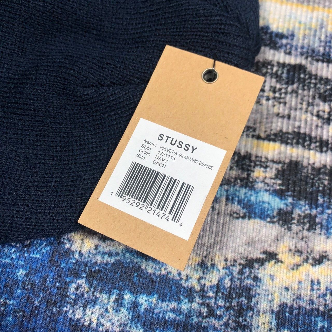 Stussy Stussy Helvetia Jacquard Beanie Size ONE SIZE - 6 Thumbnail