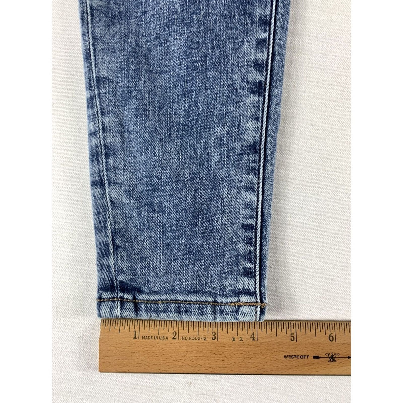 Vintage AMERICAN EAGLE JEANS WOMENS 2 SHORT BLUE JEGGING SUPER STRETCH Size 26" / US 2 / IT 38 - 3 Thumbnail