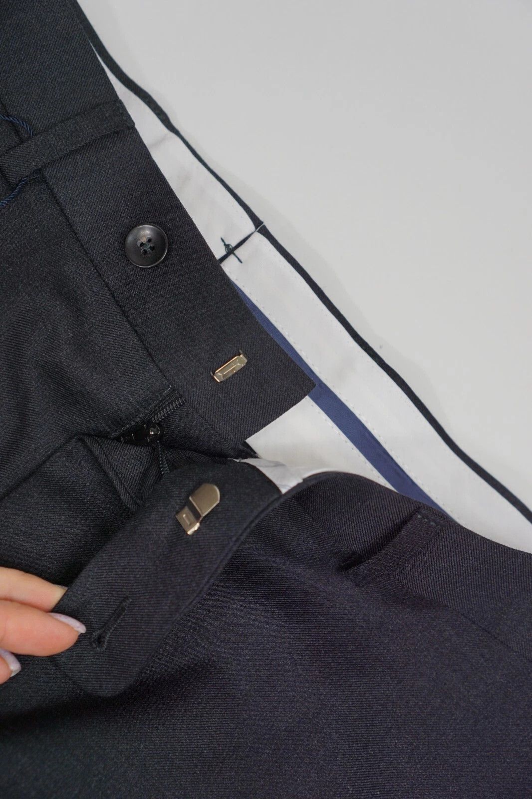Suitsupply Men Suitsupply Suit La Spalla Grey Charcoal REDA 28 UK/US46S Size 46S - 9 Thumbnail