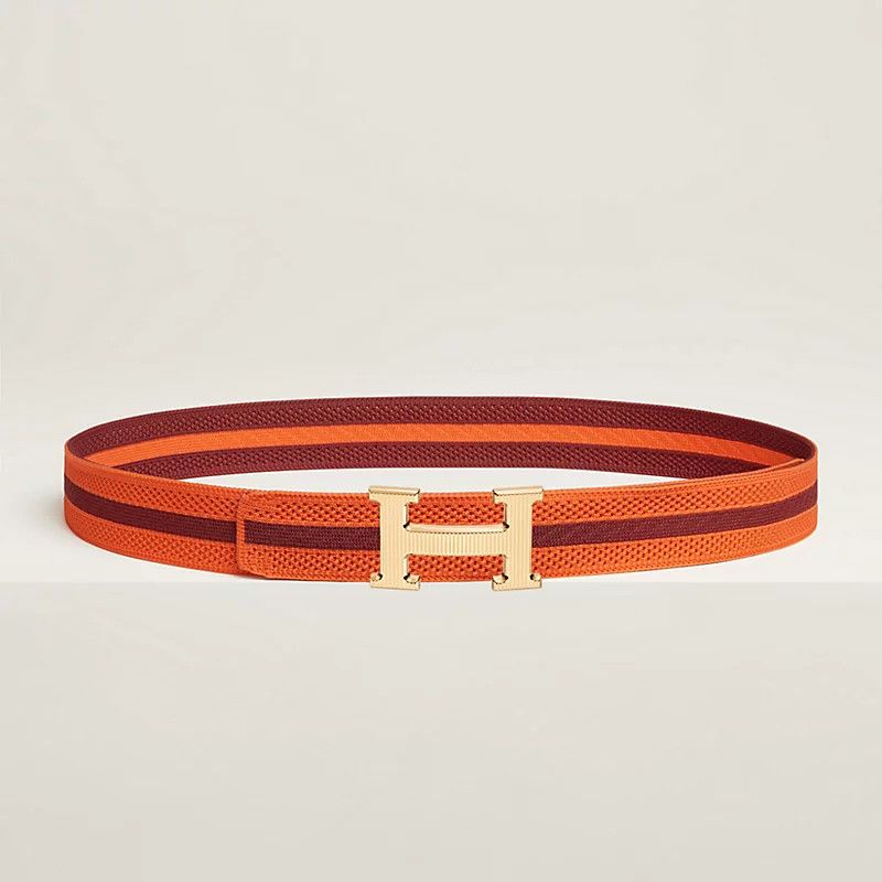 HERMES BELT BUCKLE LEATHER H LOGO REVESIBLE H064550CC06