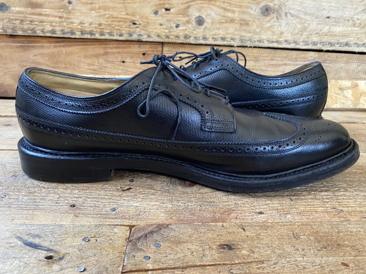 Florsheim × Vintage Vintage pebble grain wingtip oxford leather shoes 12C Size US 12 / EU 45 - 13 Thumbnail