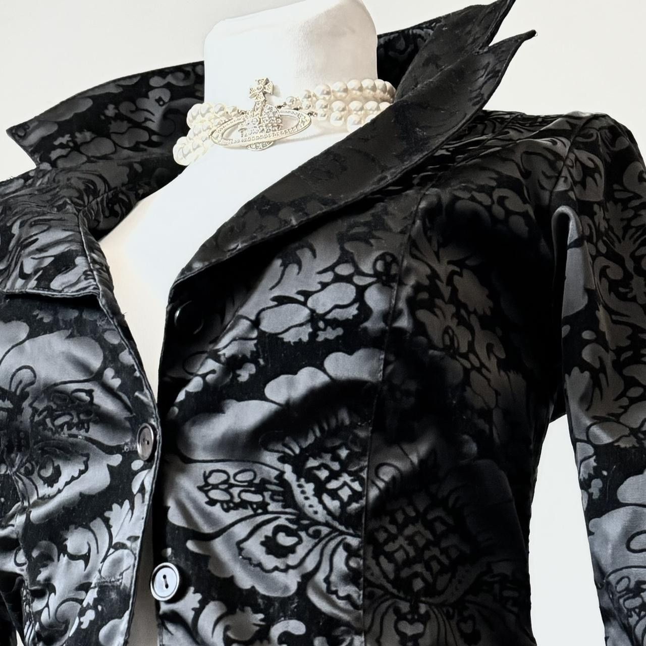 Vintage Gorgeous gothic avant - garde Victorian set suit Size S / US 4 / IT 40 - 2 Thumbnail