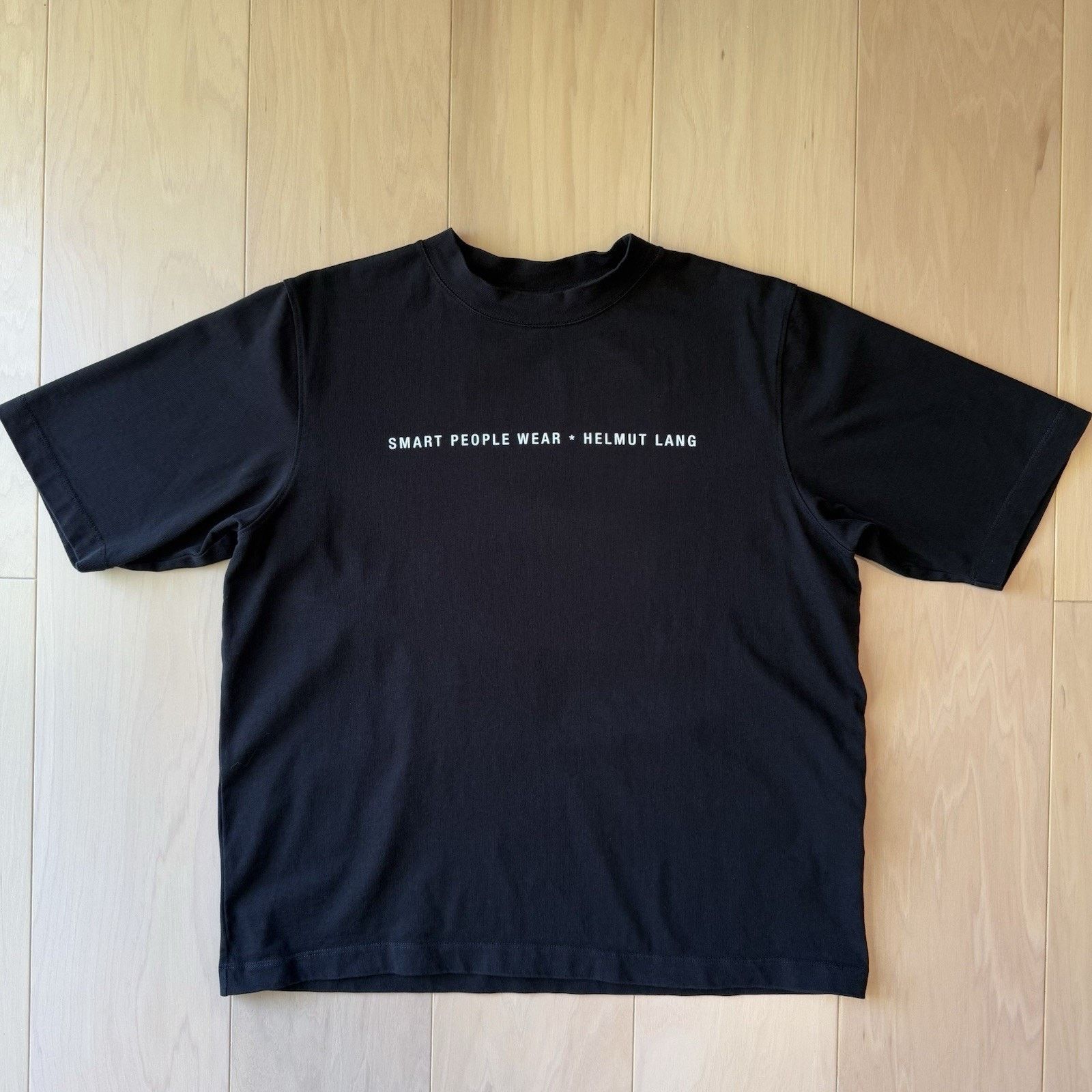 Helmut Lang Helmut Lang Shirt Medium Black Smart People Wear Casual Size US M / EU 48-50 / 2 - 2 Thumbnail