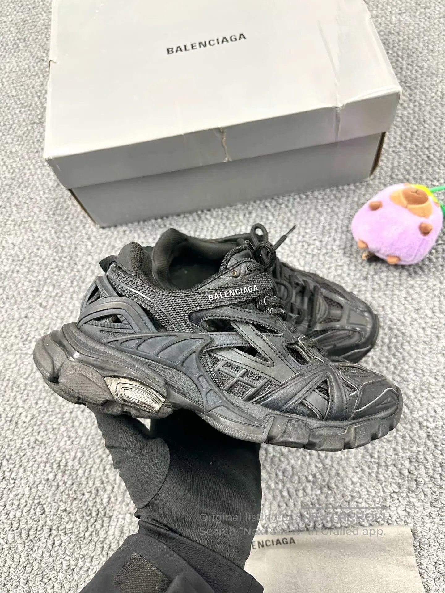 Balenciaga Balenciaga Black Dad Shoes| Size US 5.5 / IT 35.5 - 4 Thumbnail