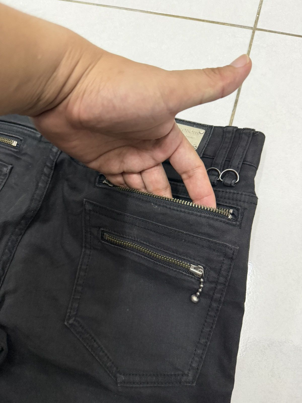 BUFFALO BOBS BUFFALO BOBS Denim Low Flare Jeans Choice Of Playboy Punks Size US 31 - 14 Thumbnail
