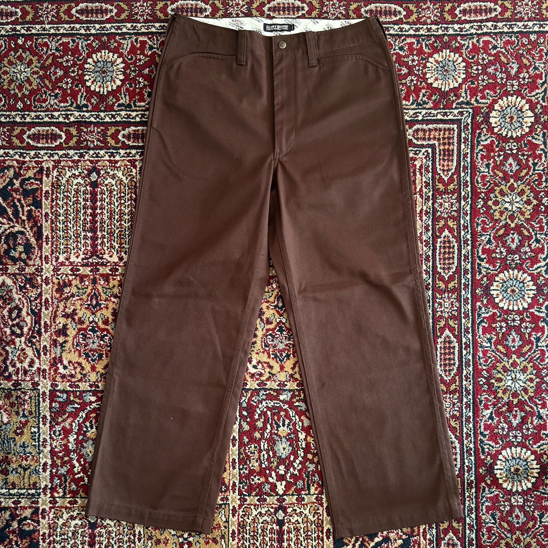 Japanese Brand COOTIE PRODUCTIONS Brown Cargo Pants Size US 32 / EU 48 - 1 Thumbnail