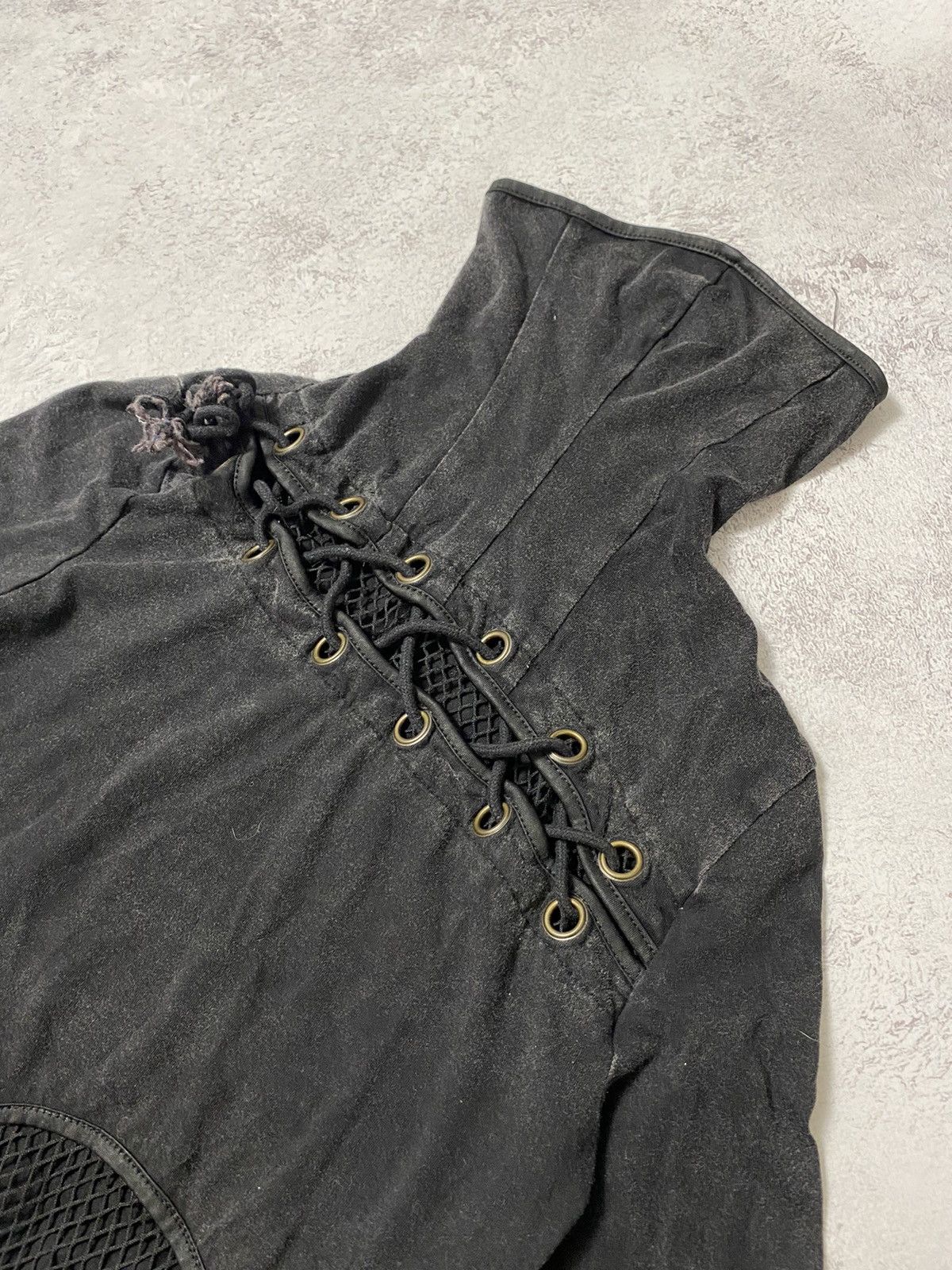 Japanese Brand Women’s Avant Garde Punk Rave Top Size XS-S Size XS / US 0-2 / IT 36-38 - 8 Thumbnail