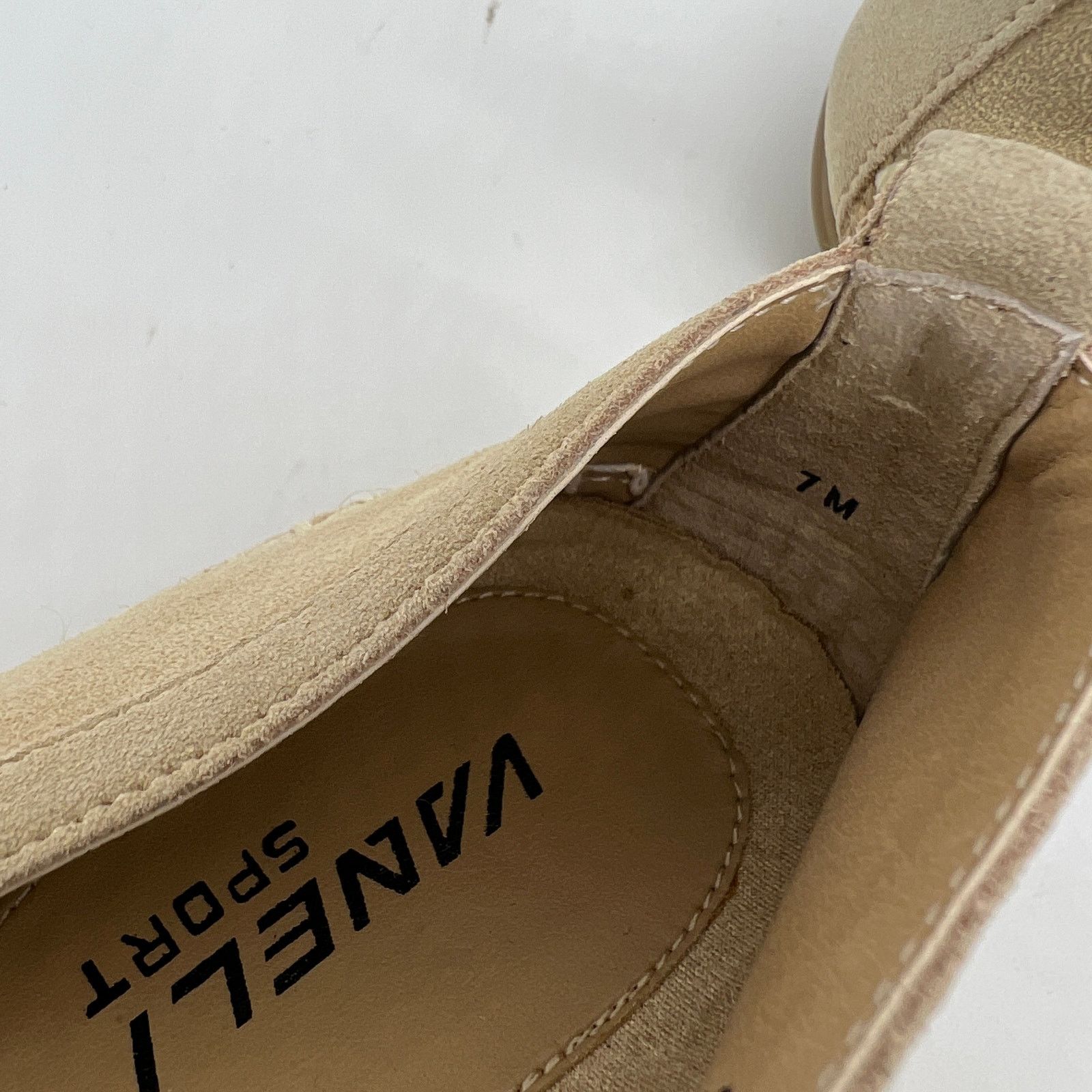 Other Vaneli Suede Slip On Size 7 M Espadrille Flats Beige Suede Size US 7 / IT 37 - 3 Thumbnail