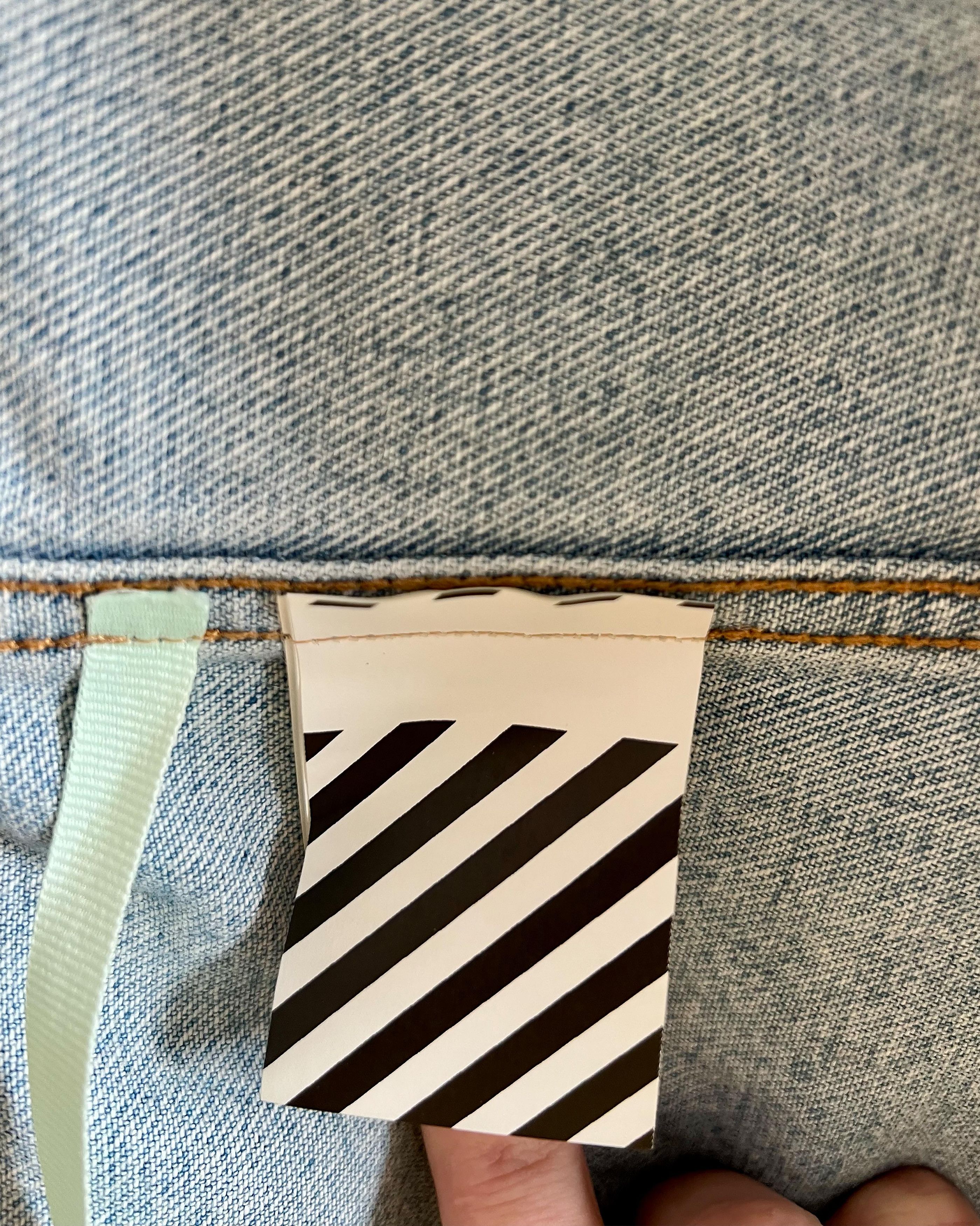 Off-White Off-White™ by Virgil Abloh Slim-Fit Denim Jacket (2019) Size US L / EU 52-54 / 3 - 11 Thumbnail