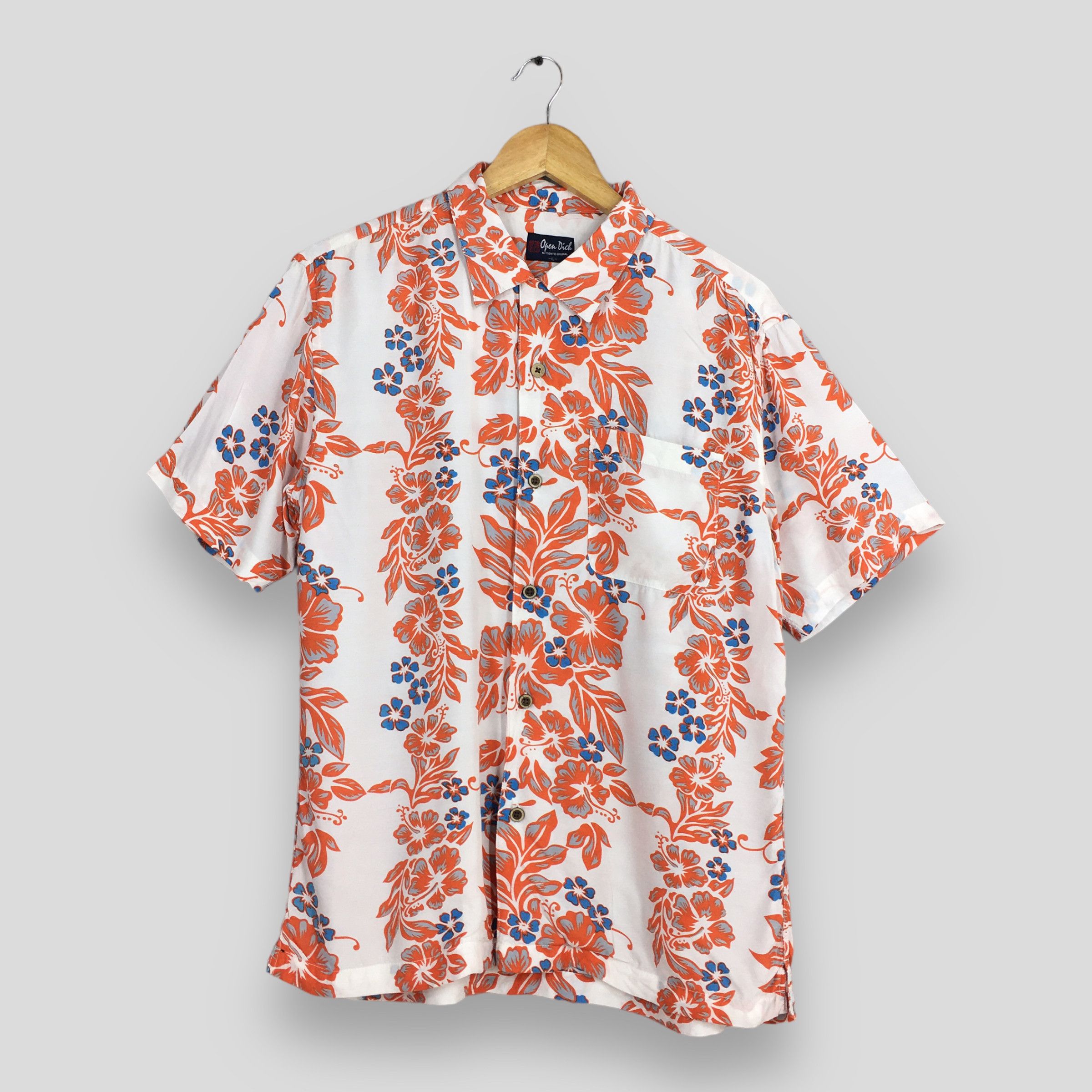 Vintage Vintage Hawaii Aloha Floral Tropical Printed Shirt Large Size US L / EU 52-54 / 3 - 1 Thumbnail