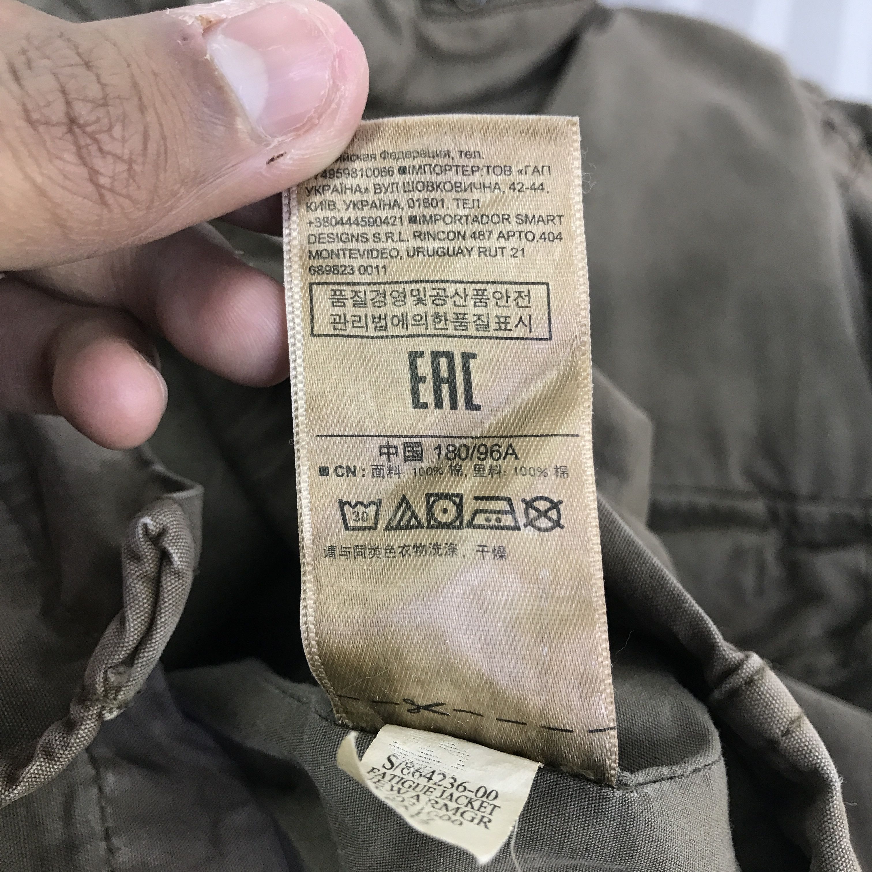 Gap Vintage Gap Brown M65 Style Jacket K95B3 Size US M / EU 48-50 / 2 - 15 Thumbnail
