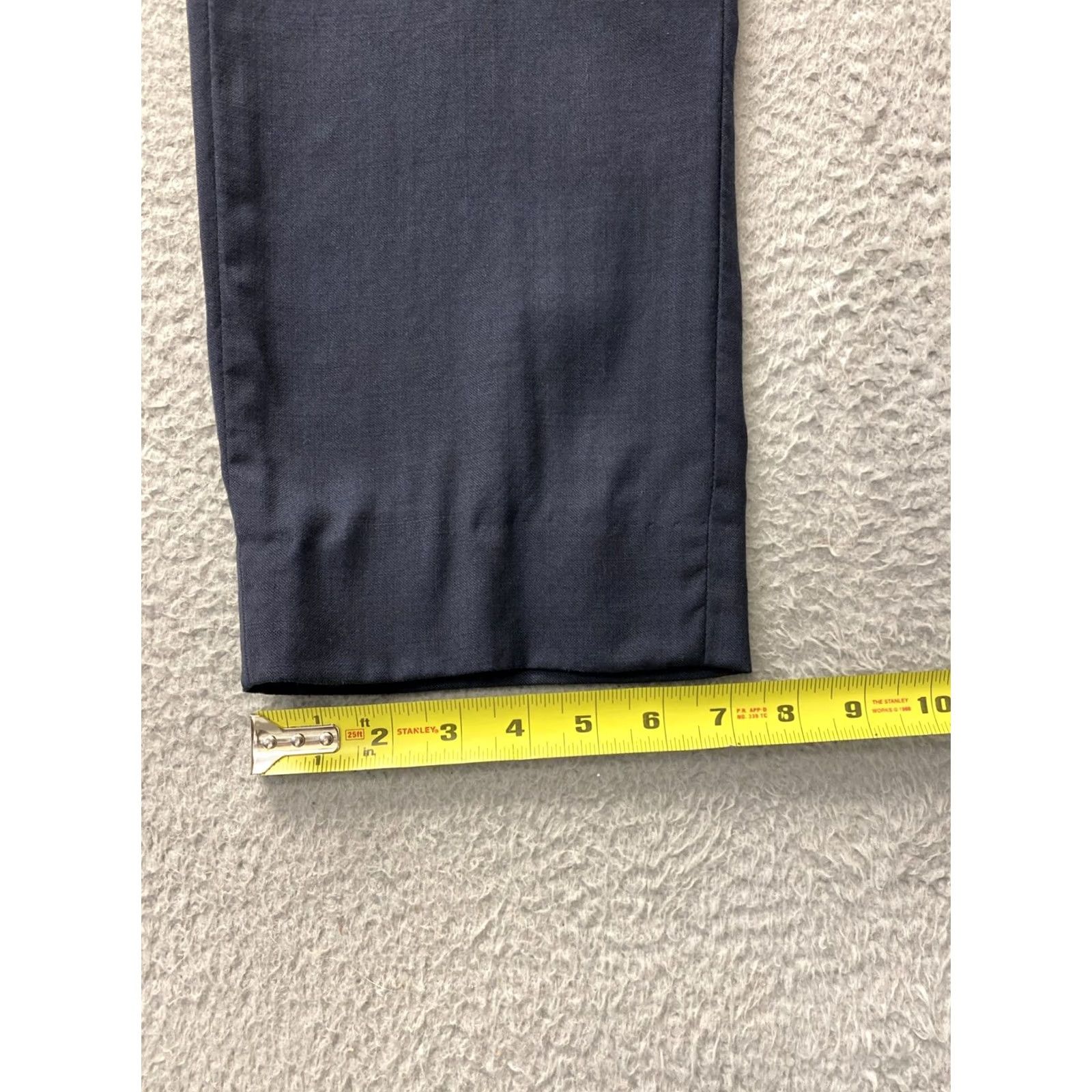Jos. A. Bank Jos A Bank Dress Pants Men’s 32x31 Charcoal Wool Straight Leg Flat Front Adult Regular 32 in Pocket /0926 Size US 32 / EU 48 - 4 Thumbnail